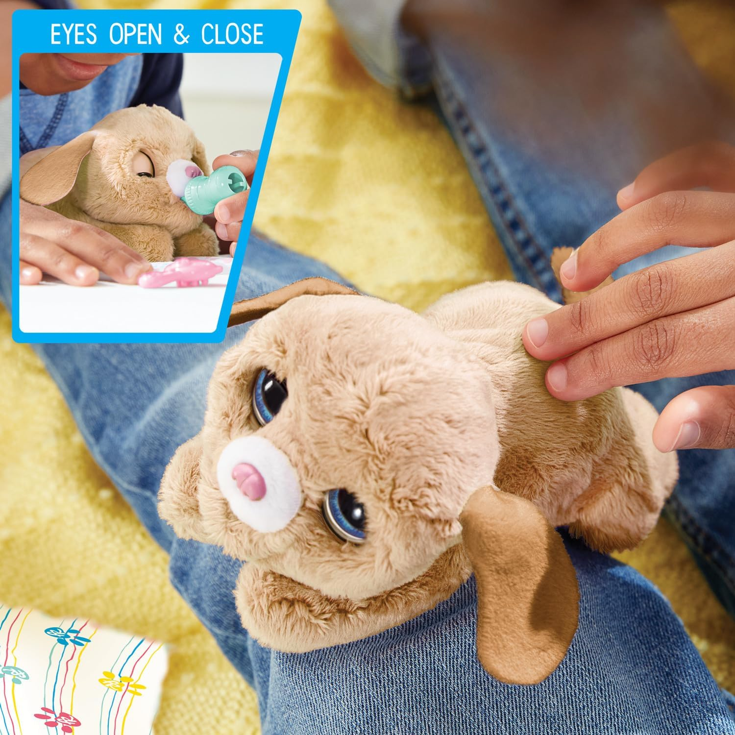 Furreal Newborns Puppy 15 Cm Interactive Pet, Small Plush Puppy with Sounds and Motion, Kids 4 and up by Just Play image number 5