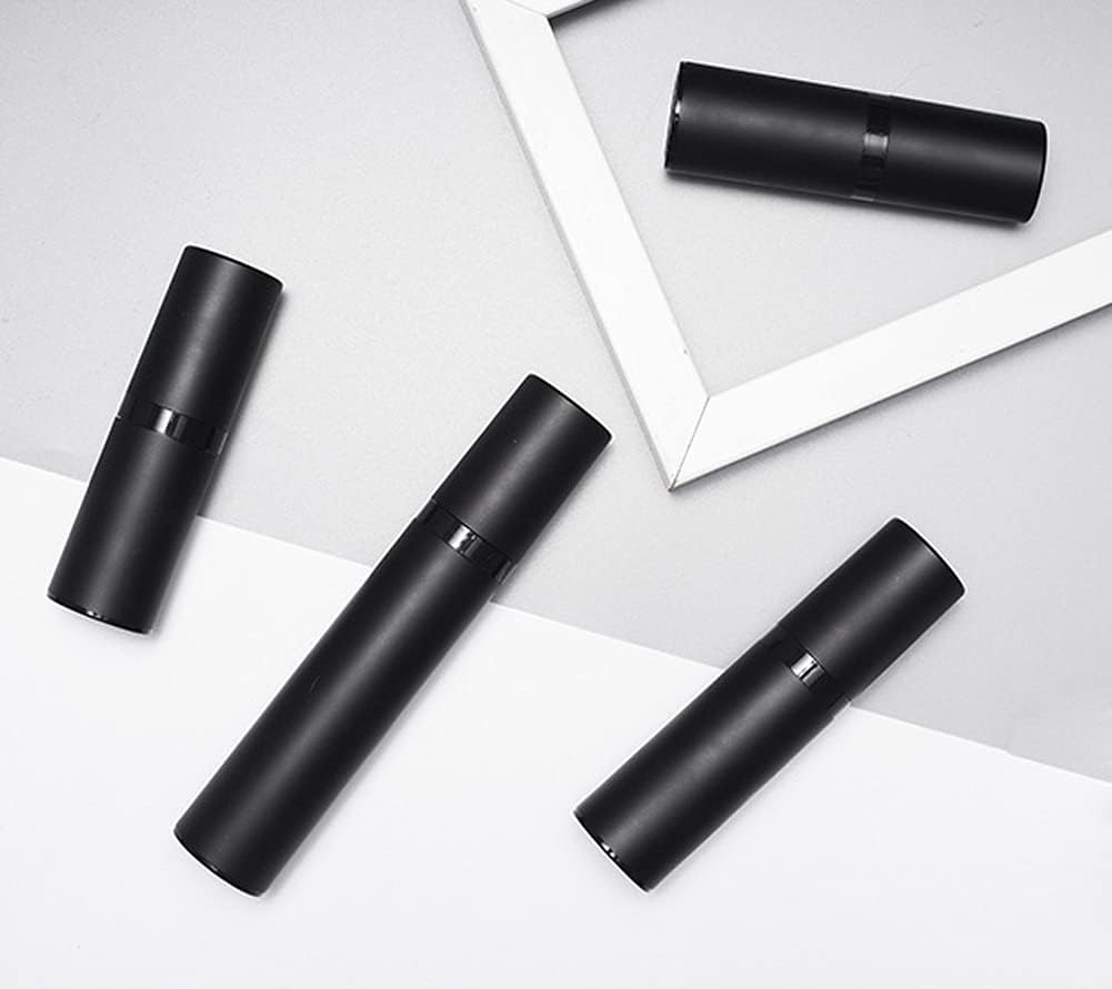 3 Pack Black Airless Pump Bottle Travel Lotion Bottles Cosmetic Cream Bottle Vacuum Pump Bottles Makeup Dispenser Container (15Ml/0.5Oz) image number 2