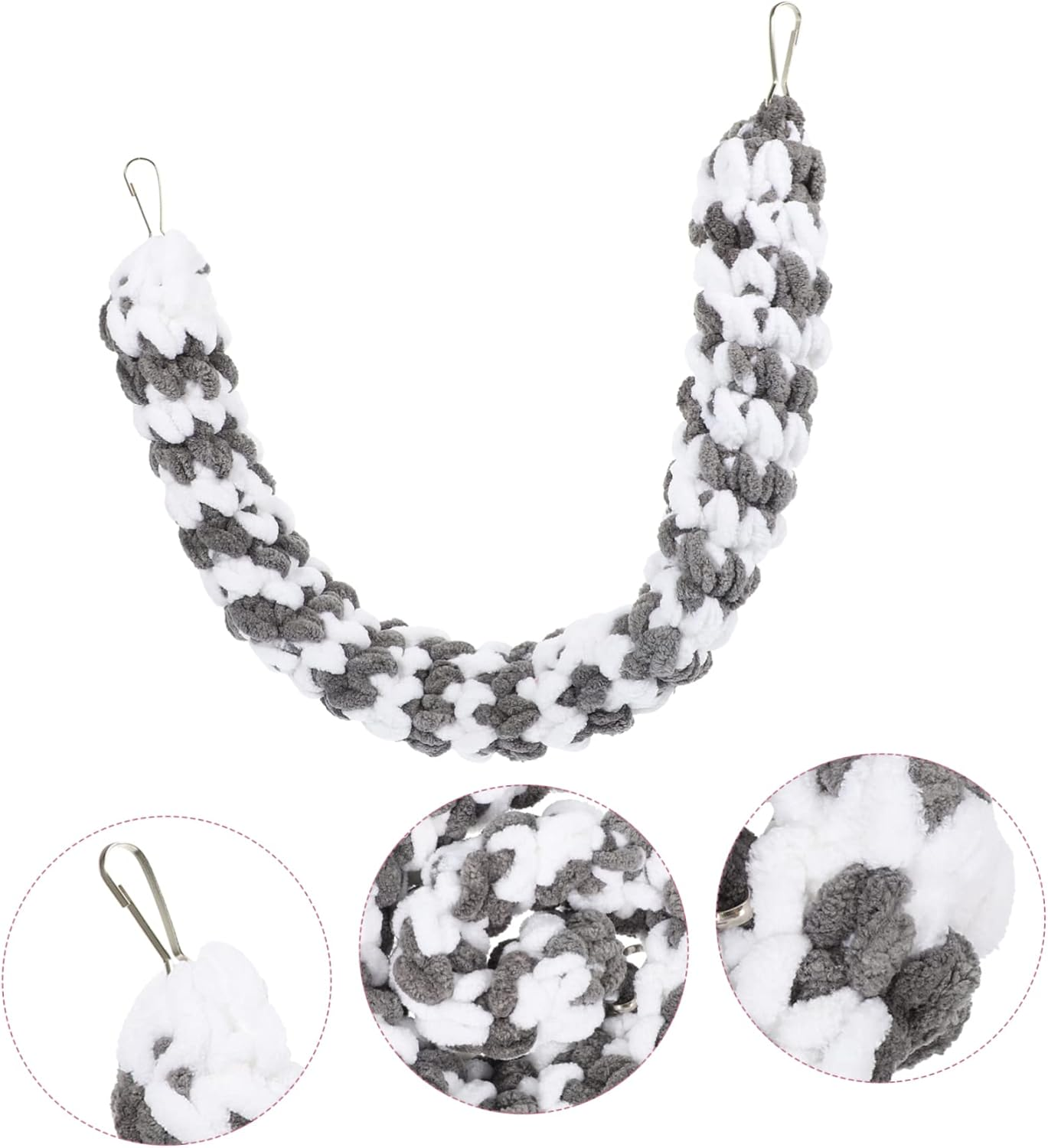 BELLIFFY Climbing Rope Toys for Rats Guinea Pigs Hamsters Sugar Glider Toy Wear-Plaything Portable Rat Plaything Cage image number 2