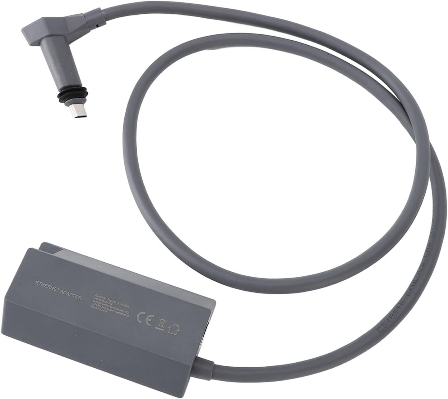 Ethernet Adapter, Satellite Internet Adapter, Rubber Satellite Internet Ethernet Adapter, Rectangle Satellite Ethernet Adapter Portable for Build Home Network,Office Network,Etc. image number 2