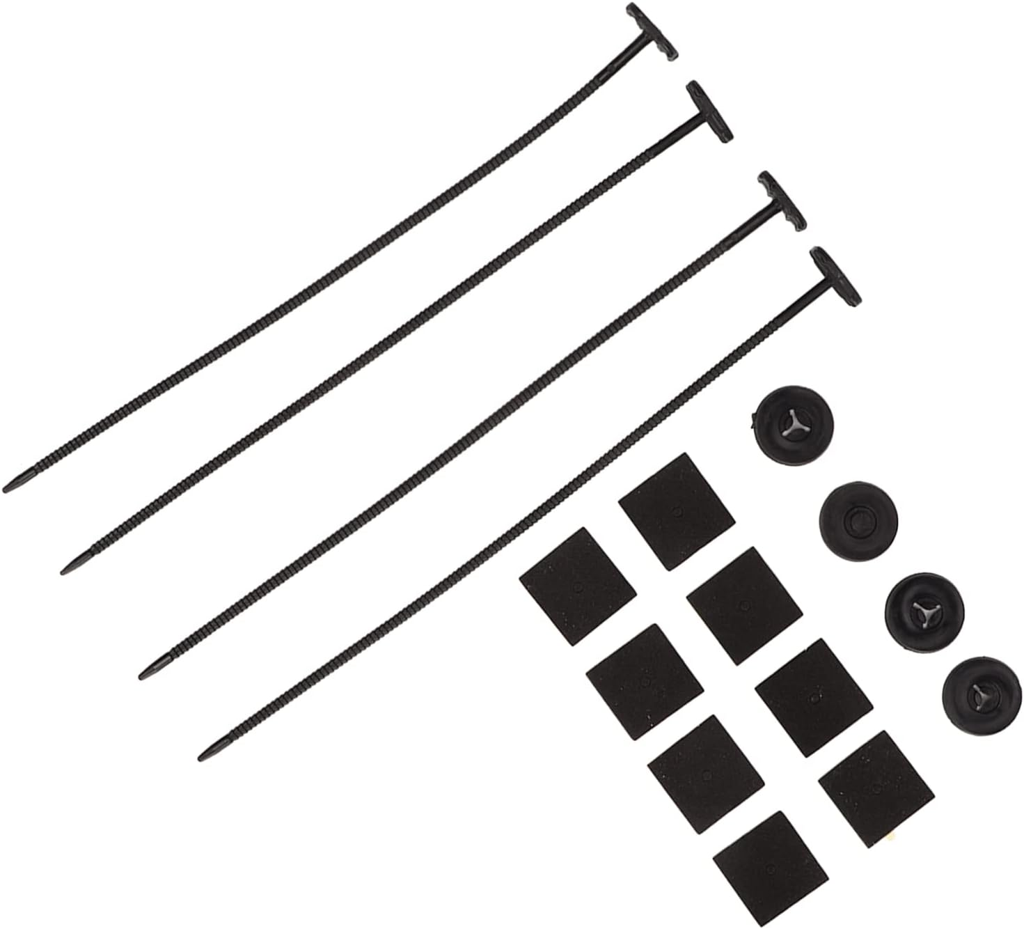 2PCS Electric Radiator Fan Mounting Kit Rubber Car Radiator Fan Ties Replacement for Cars Trucks image number 3