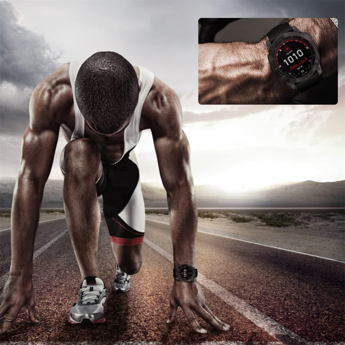 Suoman 4-Pack Screen Protector for Garmin Fenix 8 51Mm/ for Garmin Fenix 7X 51Mm, Ultra-Thin Tempered Glass for Garmin Fenix 8 51Mm/Amoled/Fenix 7X /7X Solar/Sapphire Solar Screen Protector image number 3