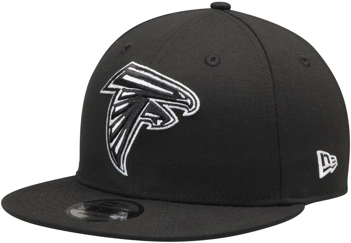 New Era NFL 9FIFTY Black/White Adjustable Snapback Hat Cap One Size Fits All