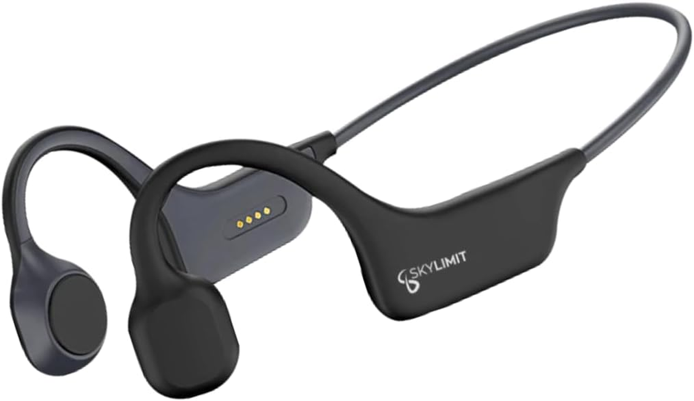 Sky Limit Openrun Bone Conduction Sports Headphones, Bluetooth Wireless Earphones with Mic, 8H Playtime, Open-Ear Waterproof Headset for Running, Workout, Driving (Cosmic Black) image number 4