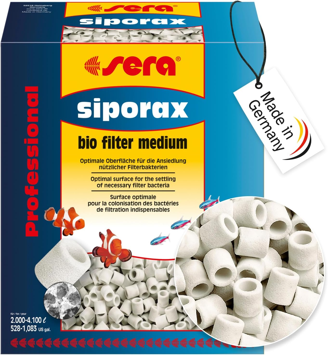 Sera Siporax Professional 15 Mm 10L image number 3