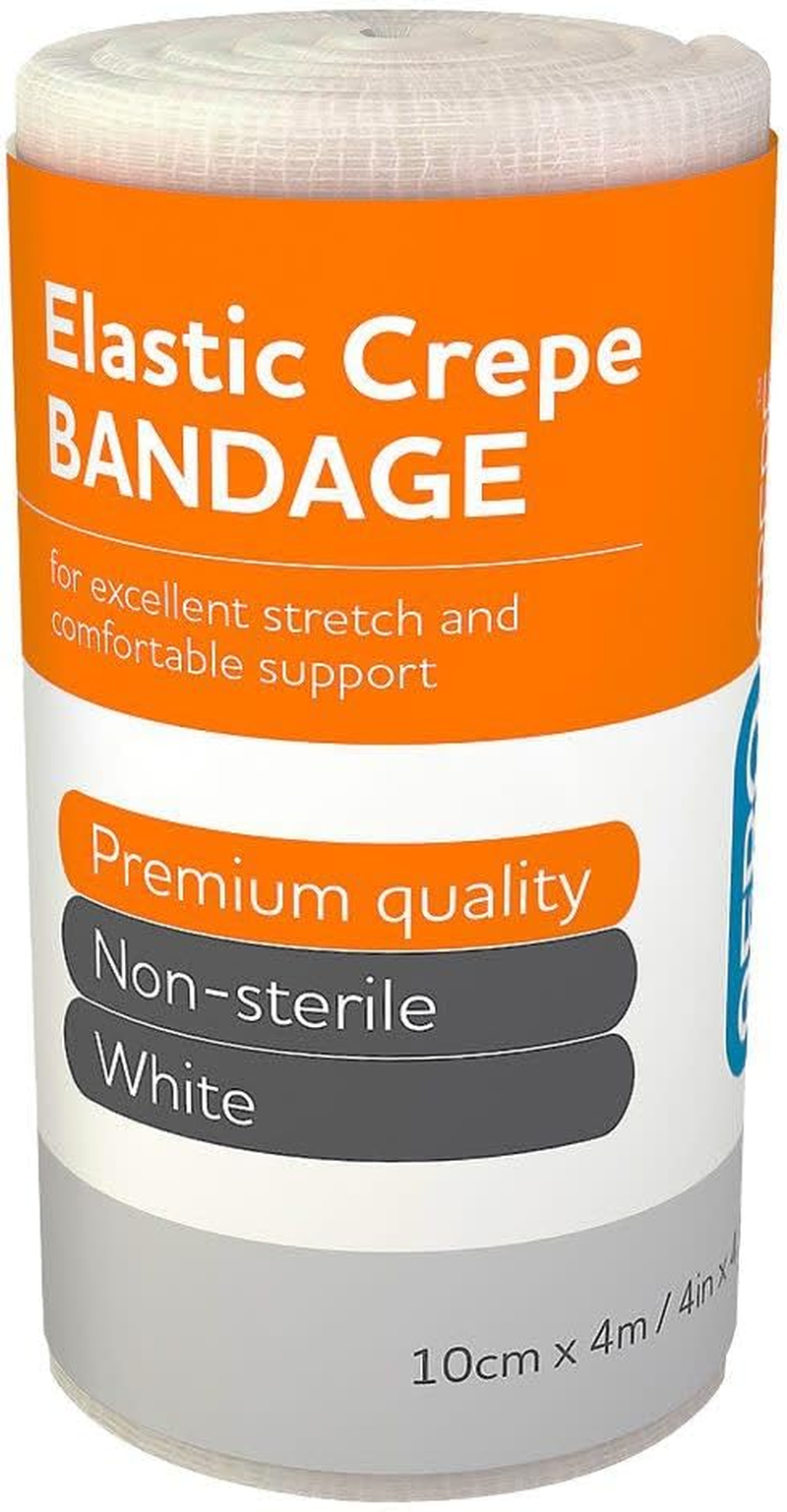 Aero Healthcare Aerocrepe Elastic Cotton Crepe Bandages 10Cm X 4M, 12 Count, Pack of 12 image number 2