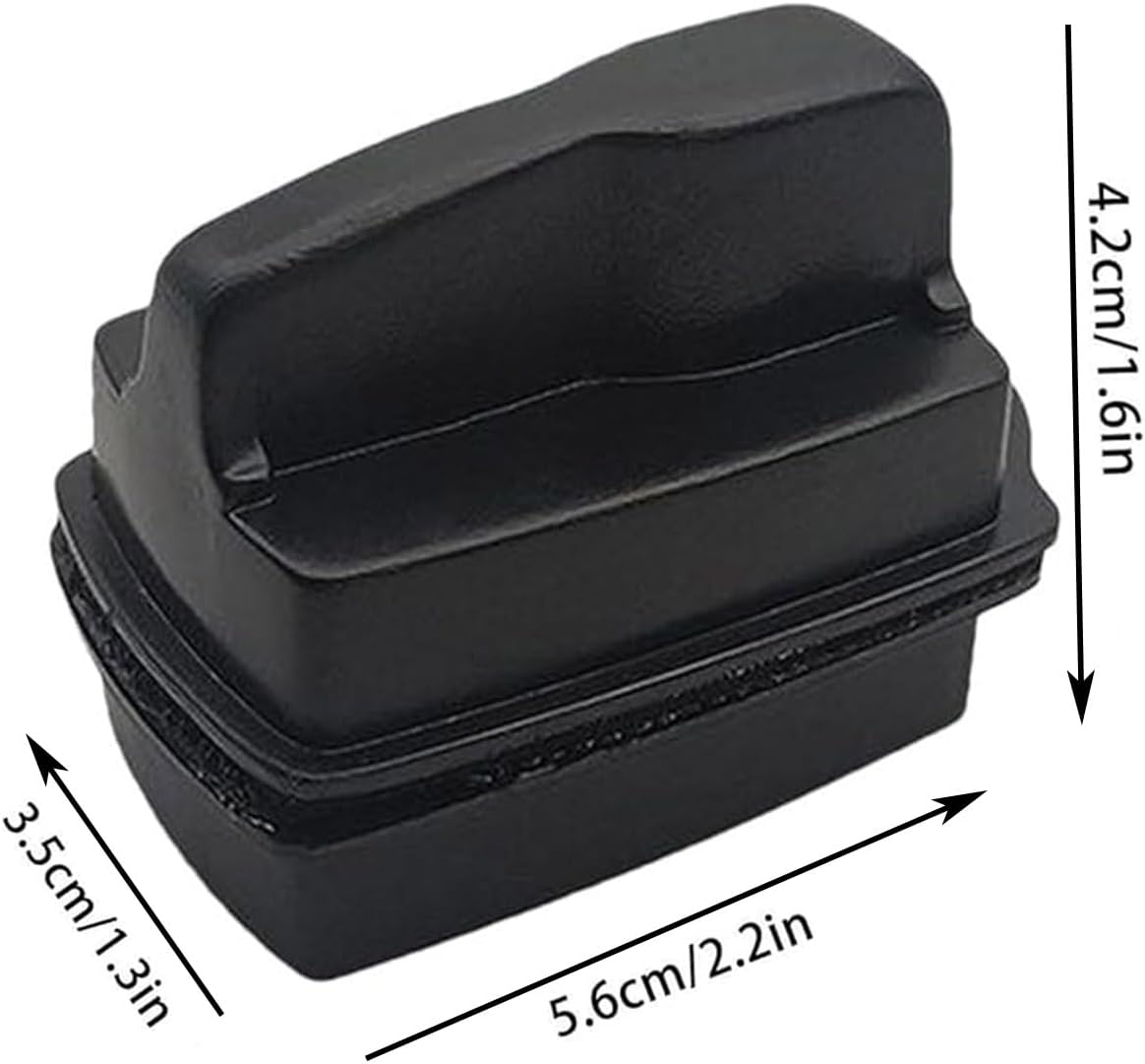 Roczential Magnetic Aquarium Scraper Aquarium Glass Cleaner, Double Sided Gravel Vacuum Magnetic Fish Tank Cleaner, Comfortable Handle Safe Floating Magnetic Algae Scraper for Aquariums Fish Tank (S) image number 5