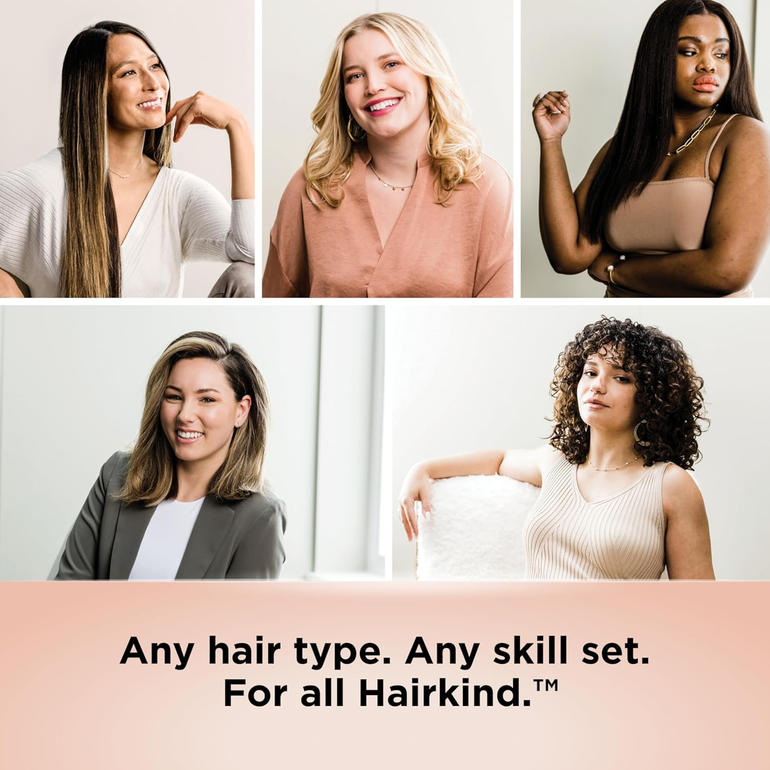 Shark Flexstyle 2-In-1 Professional Hair Dryer & Styling System, 4 Attachments, 4 Heat and 3 Airflow Settings, Heat Damage Protection, Lightweight 700G, HD421SLANZ, Stone image number 2