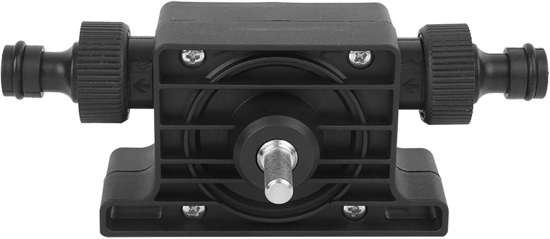 Portable Electric Drill Driven Type Pump Compact Water Oil Pump with 2Pcs Connector Engineering Plastic Housing Resistant High Temperature Resistant for Water Sewage Transpo image number 5