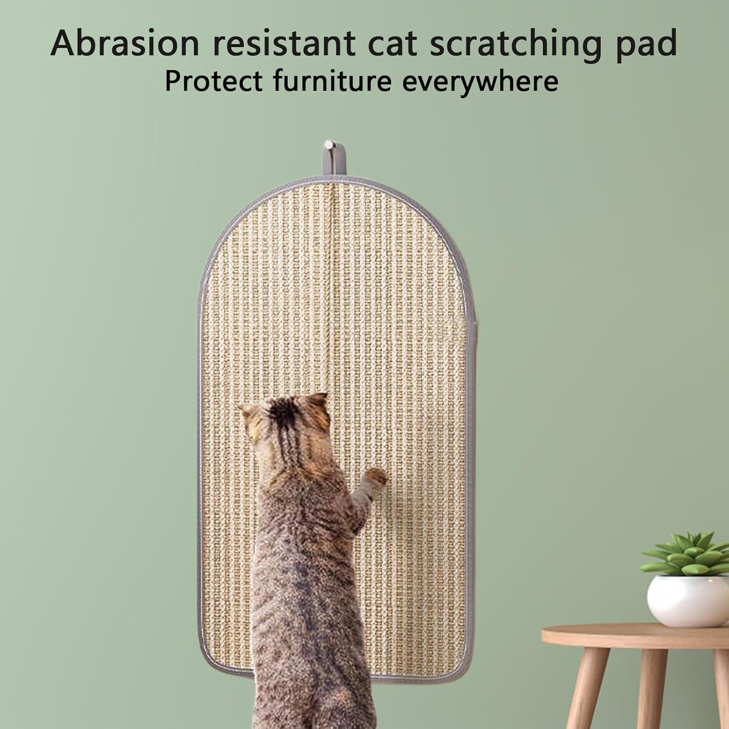 Amexo Cat Scratching Mat, 36 X 58 Cm, Cat Scratching Mat, Scratching Wall for Cats, Scratching Pads for Cats, Furniture Couch Protection image number 3