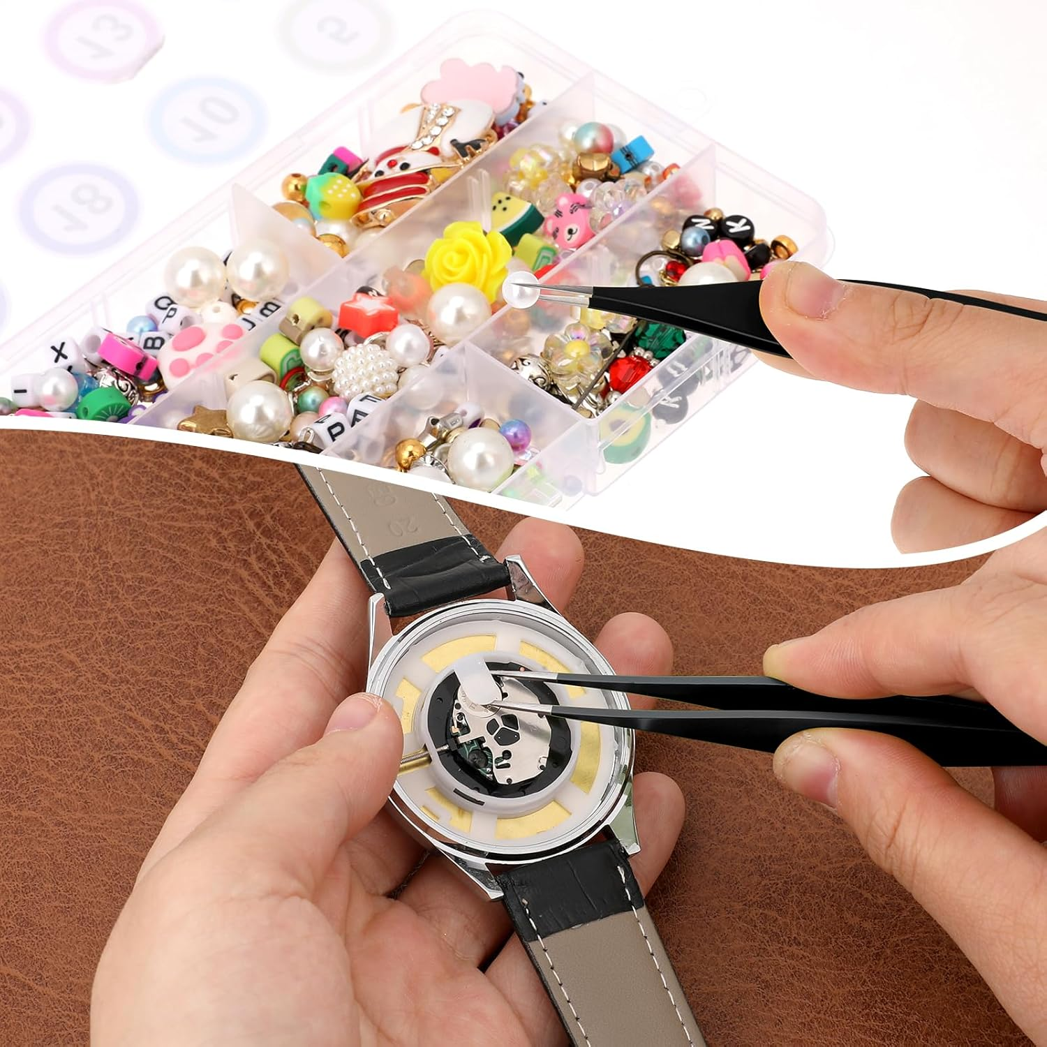 3 Pieces Ingrown Hair Tweezers Pointed Tweezers Precision Needle Point Tip Tweezers Needle Nose Tweezers Stainless Steel Blackhead Remover Eyebrow Tweezers for Facial Hair Remover Black - Black image number 3