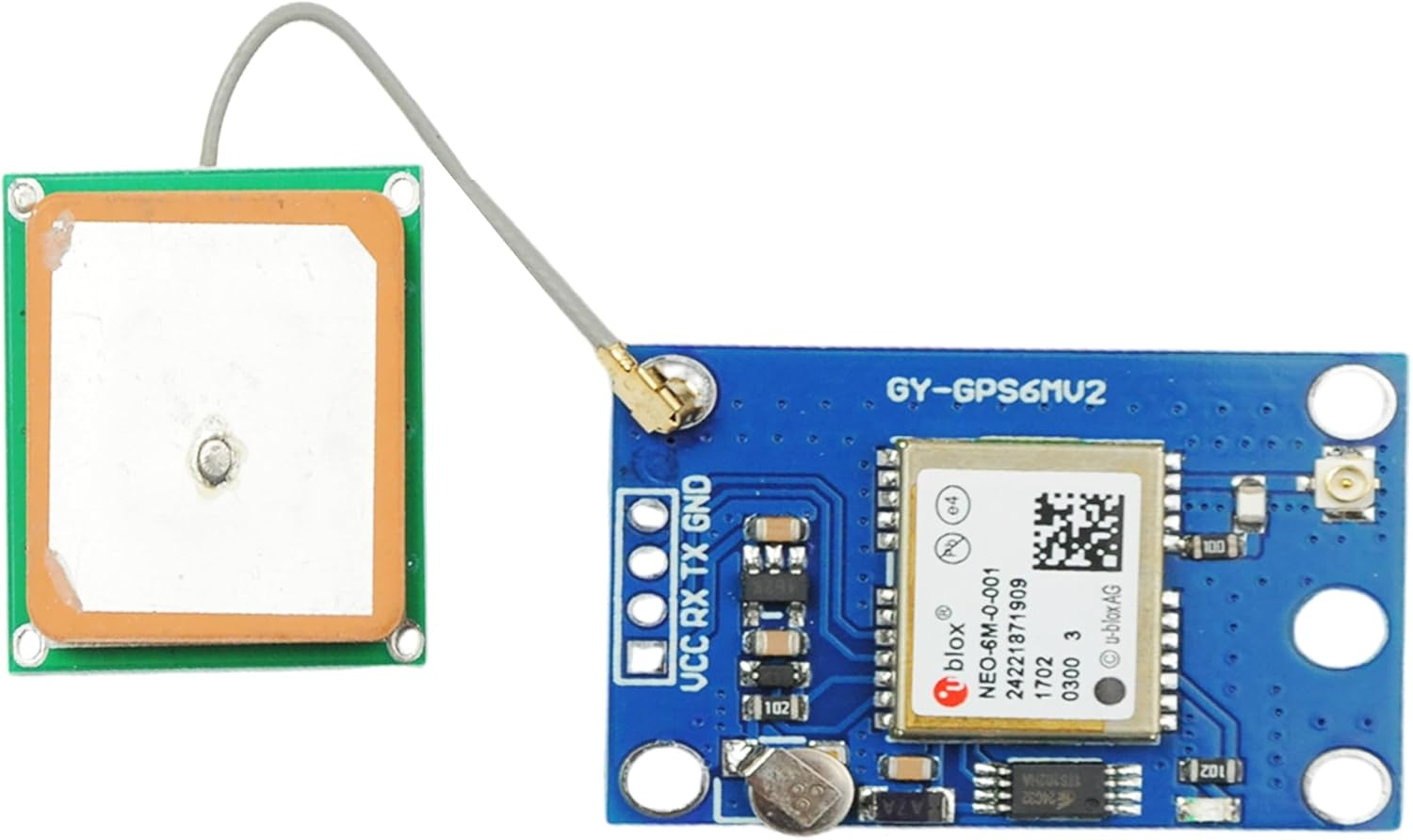 Pack of 3 NEO-6M GPS Module High-Precision GPS Modules with Antennas for Arduino, Raspberry Pi, and ESP32 Iot Projects image number 5