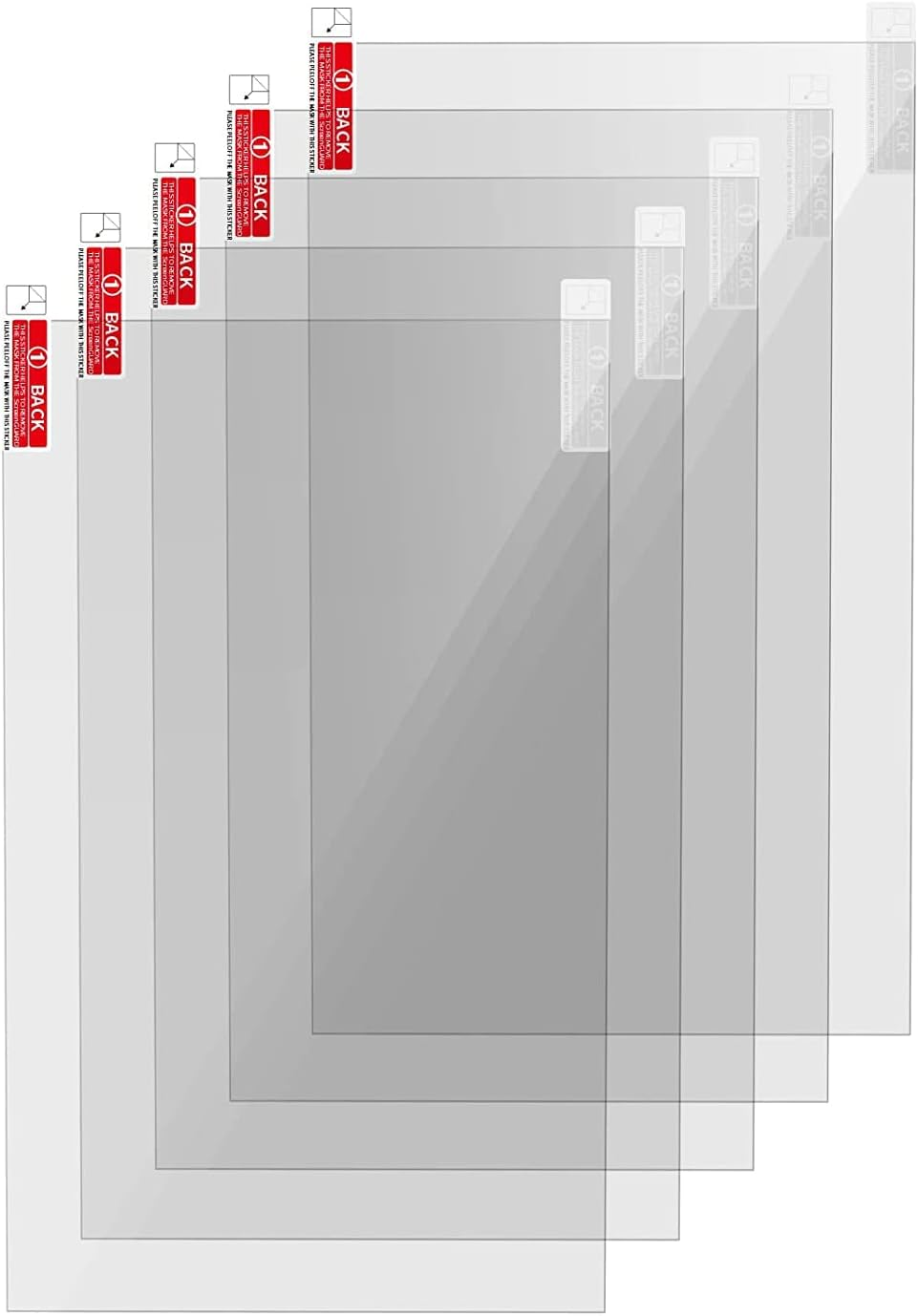 Domoi 10Pcs Screen Protector for LCD Resin 3D Printer, Screen Protective Film for Photon Mono 4K 6.23 Inch Monochrome image number 3