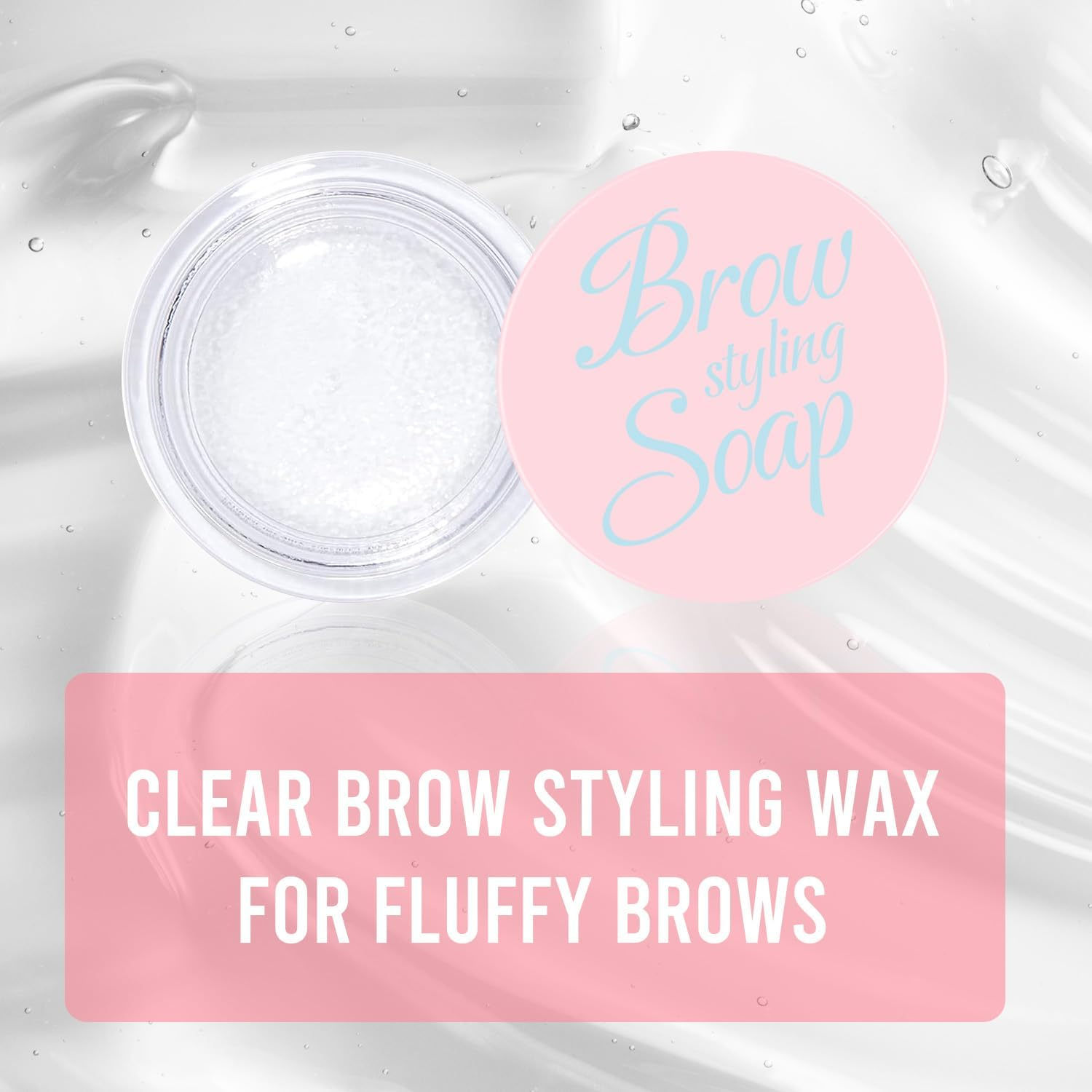 VANERIA Eyebrow Gel Clear,Brow Soap,Eyebrow Brush with Double Head,Clear Eyebrow Setting Gel for Feathery & Fluffy & Brow Freeze,Long Lasting Waterproof.14G image number 6