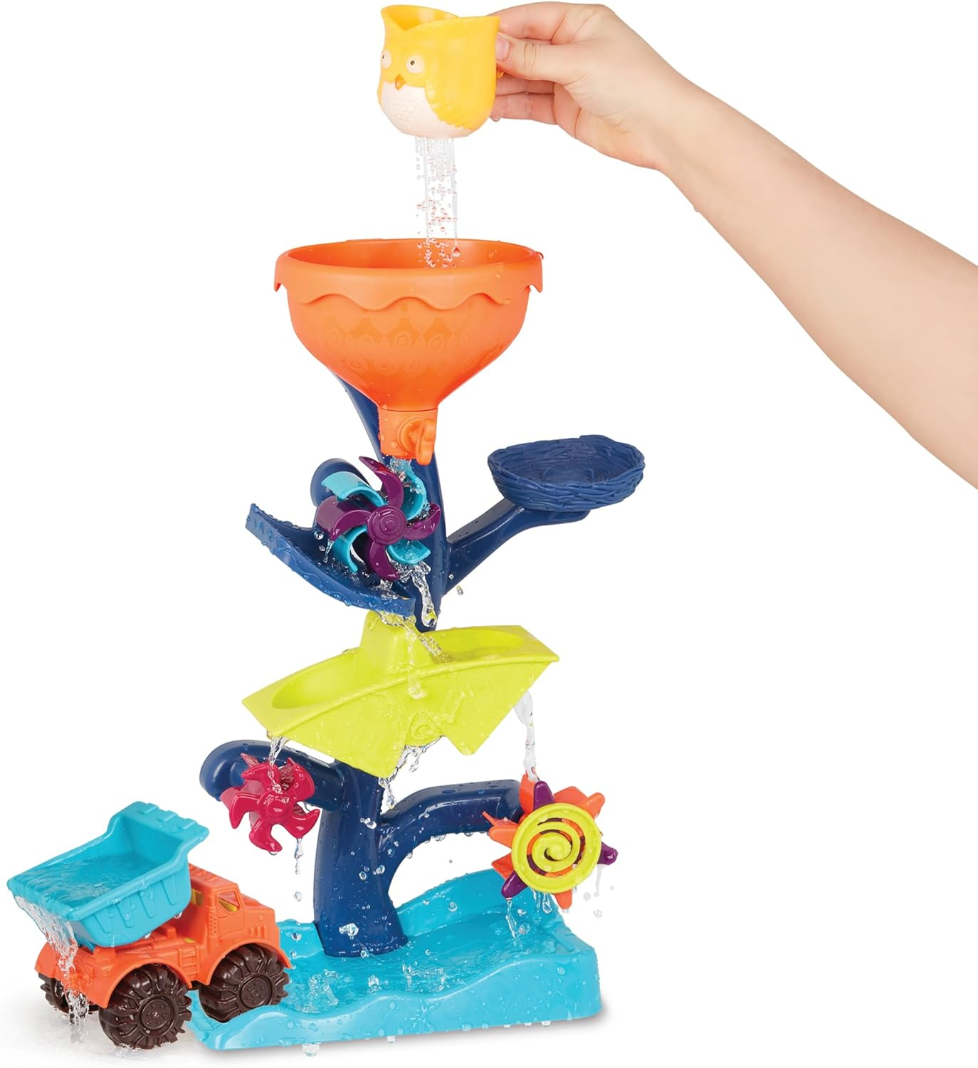B. Toys &ndash; Owl about Waterfalls Water Wheel &ndash; Exploration for Babies & Toddlers &ndash; Colorful Rotating Preschool Bath Toy &ndash; 18+ Months &ndash; image number 5