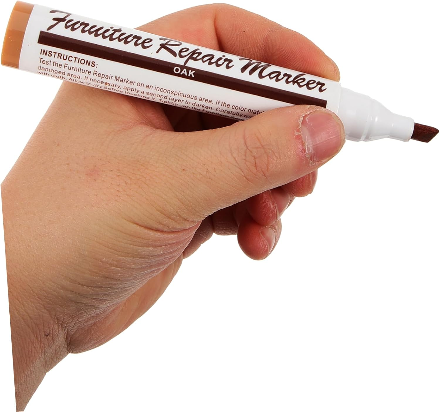 CLISPEED 1Set Multi-Use Furniture Repair Markers Pens for Wood Floors Furniture and Cabinets Quick-Drying Strong Coverage Easy to Use for Home Repairs