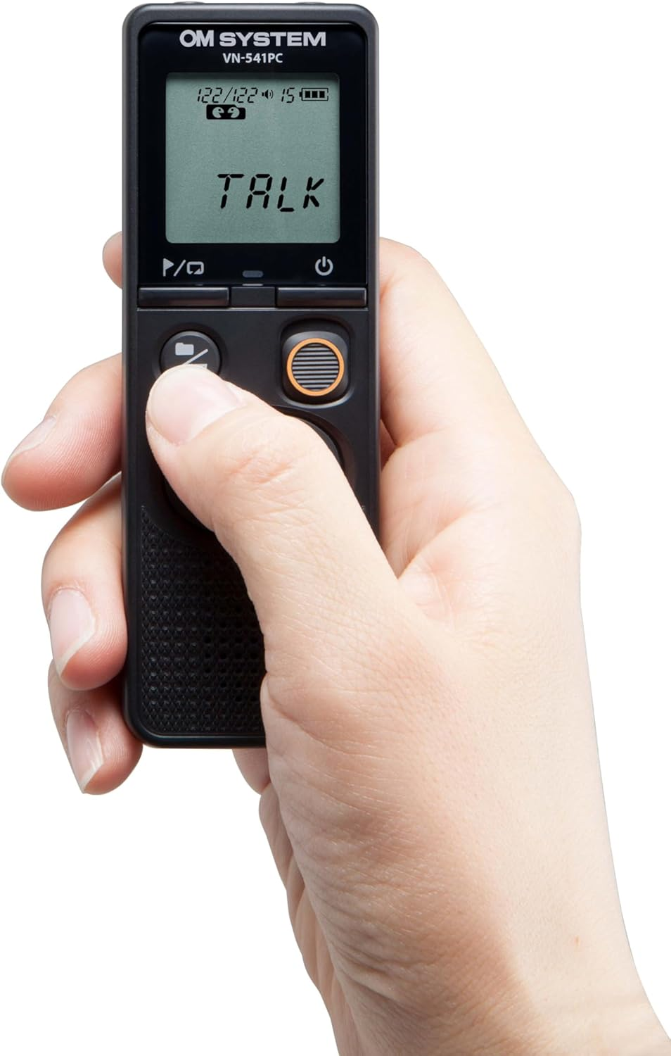 OM SYSTEM VN-541 PC Digital Voice Recorder with Omnidirectional Microphone, One-Touch Recording, Noise Cancellation & 4 GB Memory image number 2