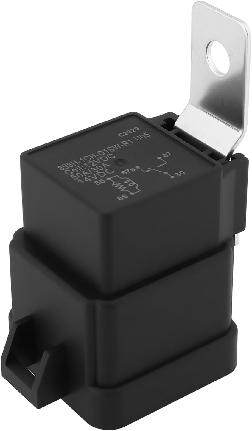 Ecsing 5Pin Automotive Relay 898H-1CH-D1SW-R1 U05 12VDC 50/30A for Cars image number 4