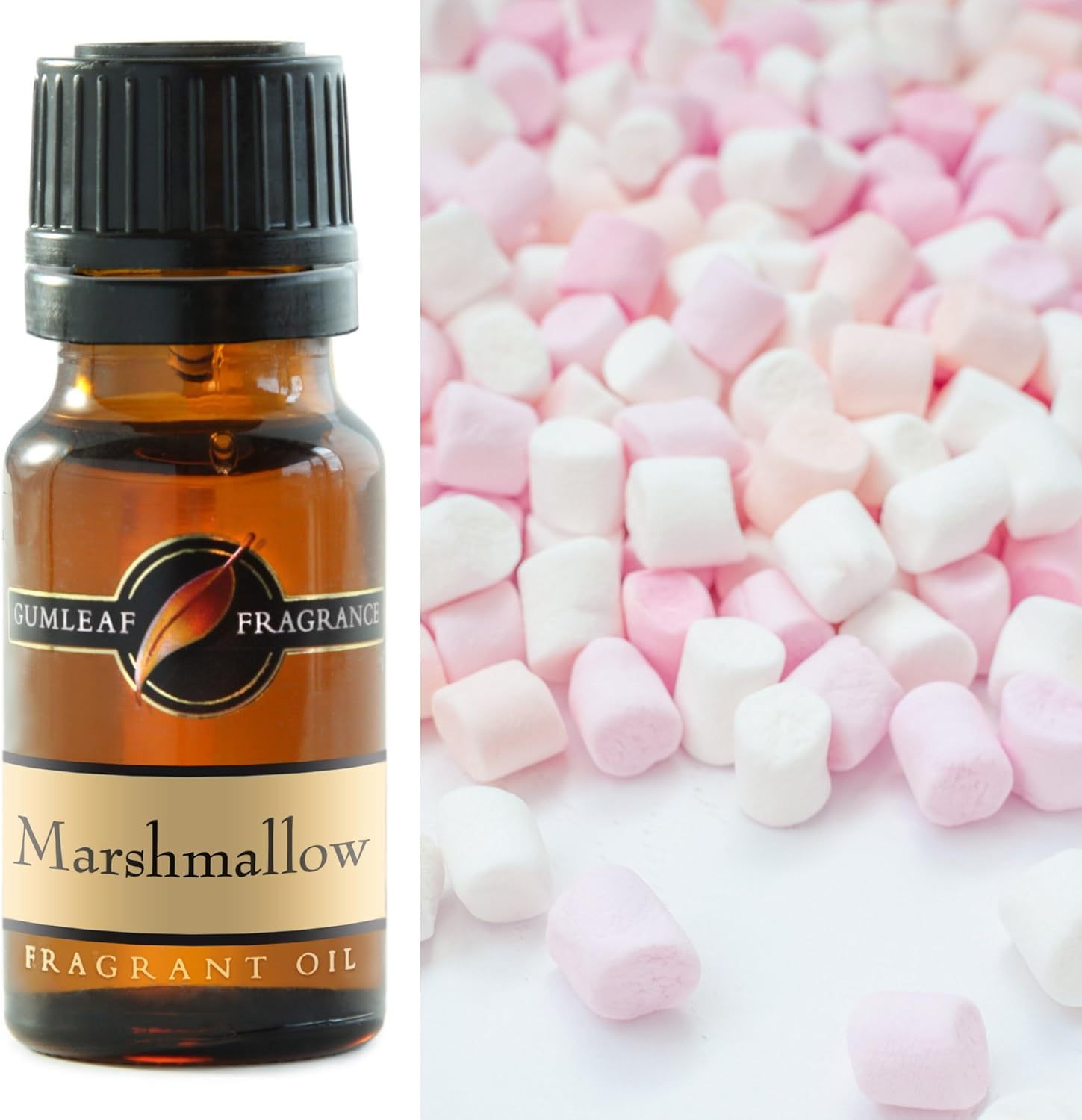 Gumleaf Fragrance Marshmallow Fragrant Oil - 10Ml, Cruelty Free & Vegan, Phthalate-Free Fragrance