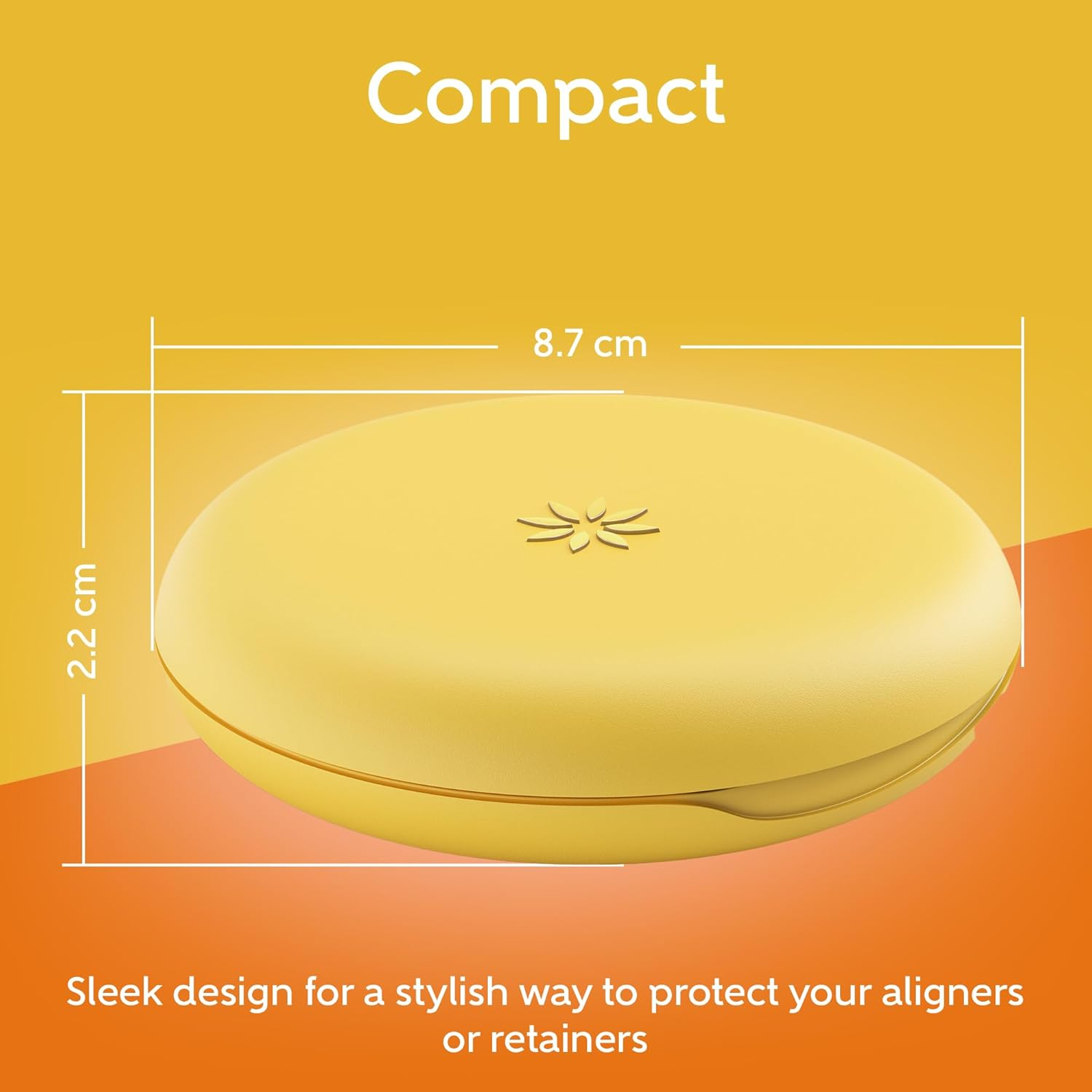 Invisalign&trade; Aligner and Retainer Case ("Say Cheese" Emoji)