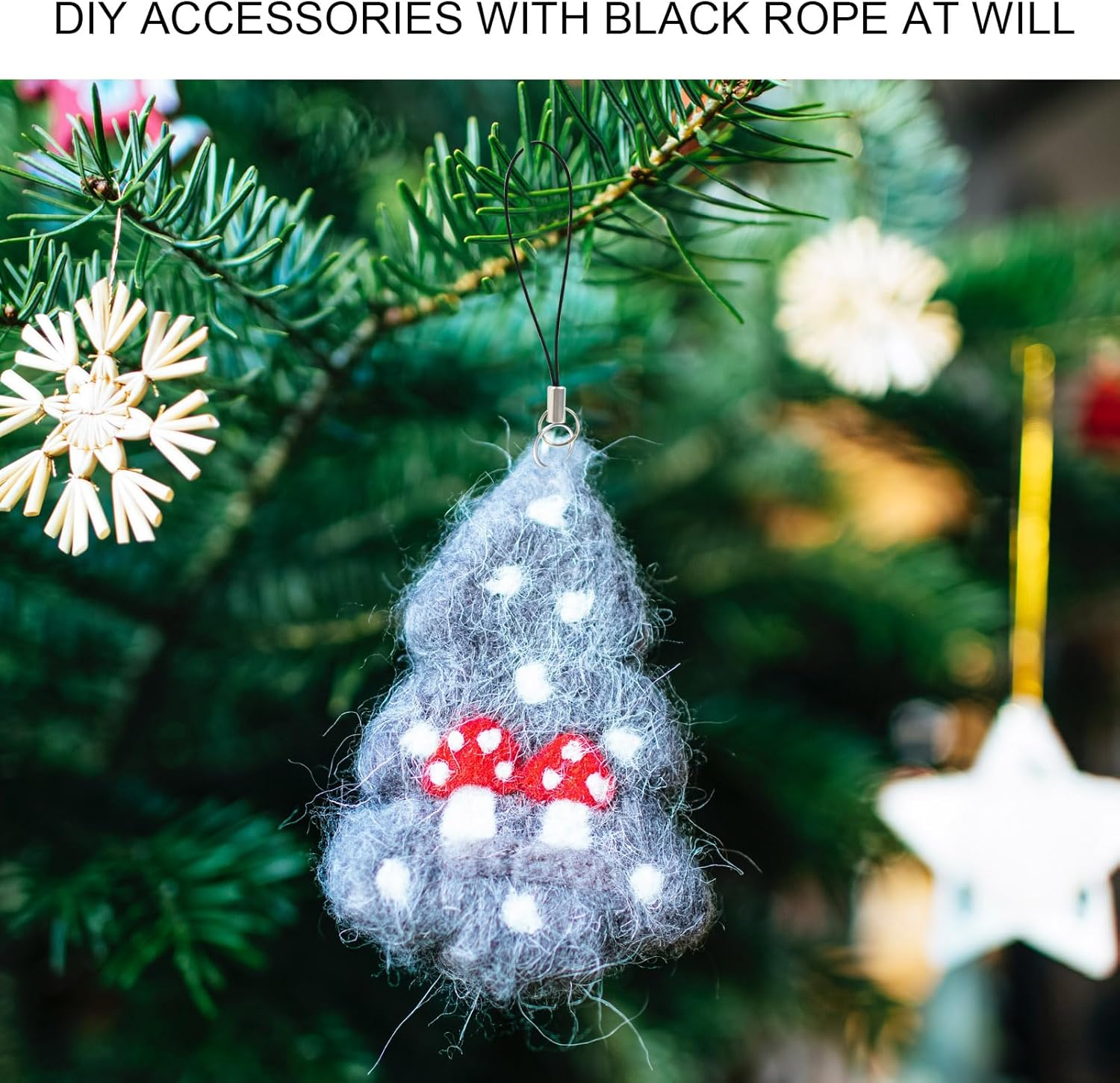 200 Pcs Phone Charm Strap DIY, Cell Phone Split Ring Strap, Double Loop Lanyard Decorations Split Ring Keychain-Mobile Cell Accessory Keychain Pendant Hanging Cord Craft Supplies image number 4