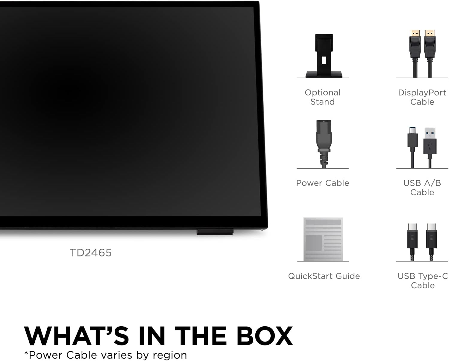 Viewsonic TD2465 59.6 Cm (24 Inch) Touch Monitor (Full HD, HDMI, USB, 10 Point Multitouch, Built-In Stand, Speaker, 4 Year Replacement Service) - Black image number 2