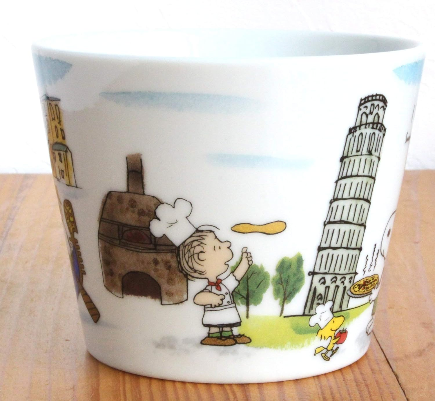 Snoopy World Travel Mug, Italy, Capacity: Approx. 12.5 Fl Oz (370 Ml), Mug 3870048 image number 1