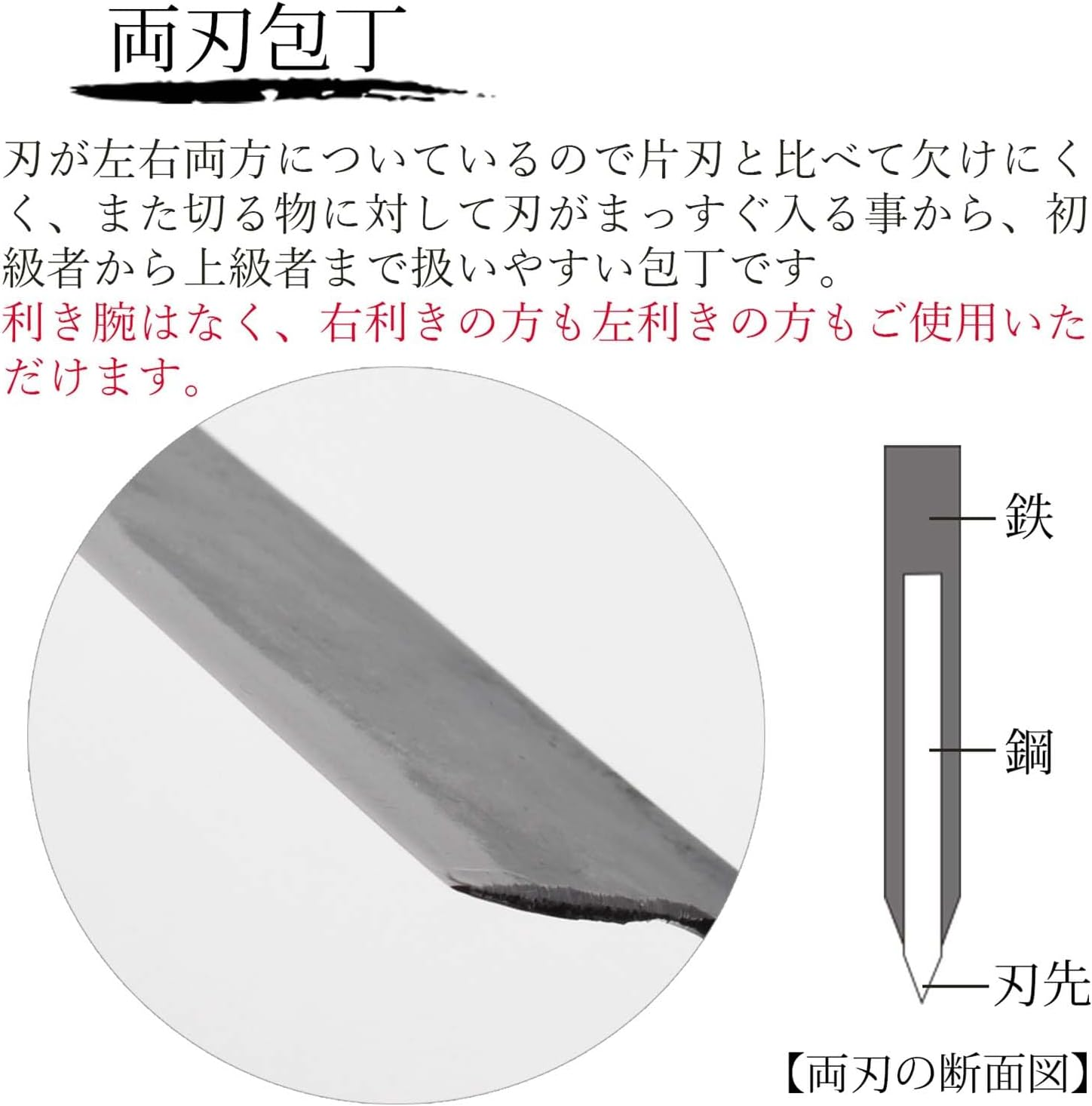 Yamashin Shokai TOSA Cutlery Nakiri Knife, TOSA Uguisu, 65.0 Inches (165 Cm), Approx. 12.2 X 2.0 Inches (31 X 5 X 2 Cm), Blade Length: 6.5 Inches (16.5 Cm) image number 3