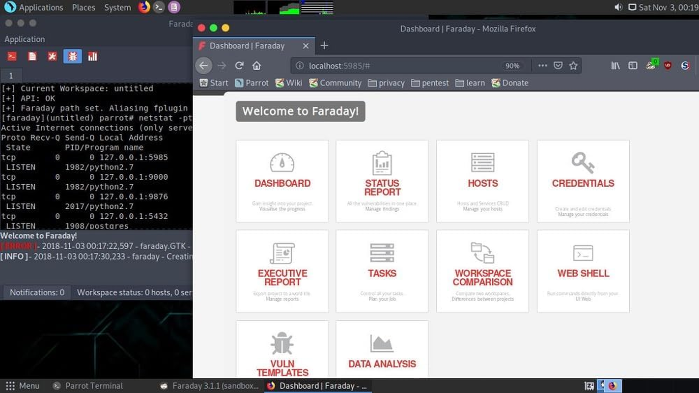 Latest Parrot Linux "Home Edition" Operating System for PC on DVD image number 5