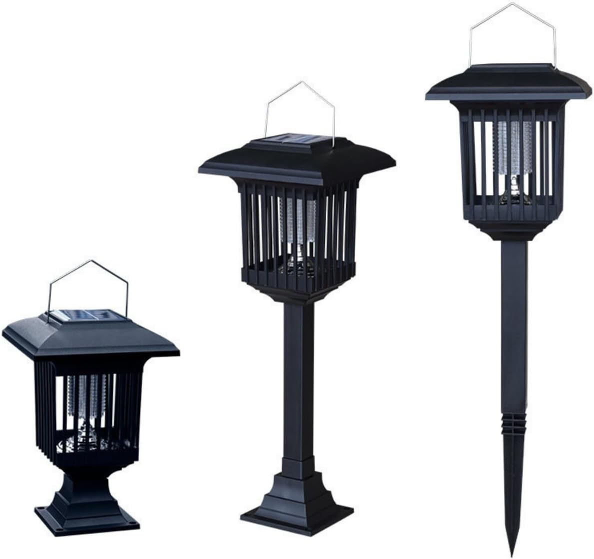 Solar Mosquito Zapper and Outdoor Light &ndash; Dual-Purpose Bug Repellent & Garden Lamp, Waterproof, Solar-Powered, 3 Installation Methods, Eco-Friendly Mosquito Killer for Patios & Lawns image number 4