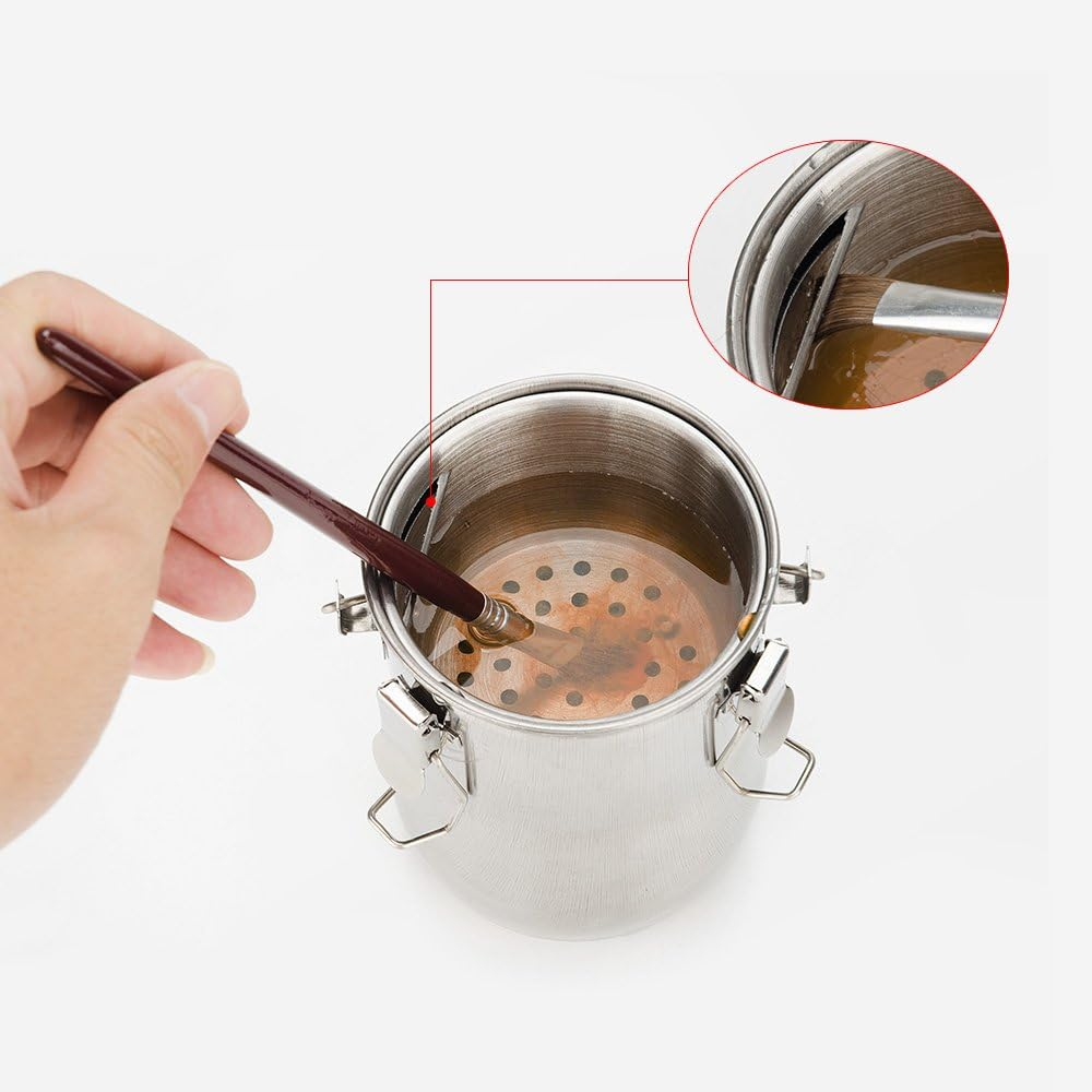 Arrtx Portable Stainless Steel Leak-Proof Premium Brush Washer with Lid and Filter Screen image number 1