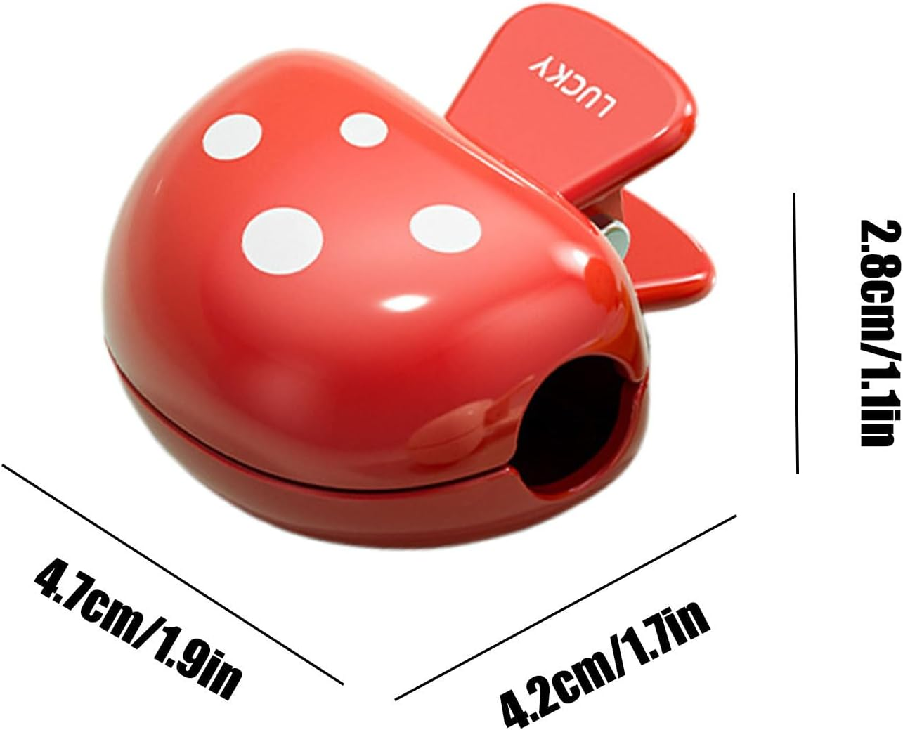 Rrlihjgu Toothbrush Head Cover - Mushroom Shape Electric Toothbrush Head Cover,Clamp-On Protection Gadgets Cute for Bathroom Travel Hotel Dormitory Airport - Red image number 3