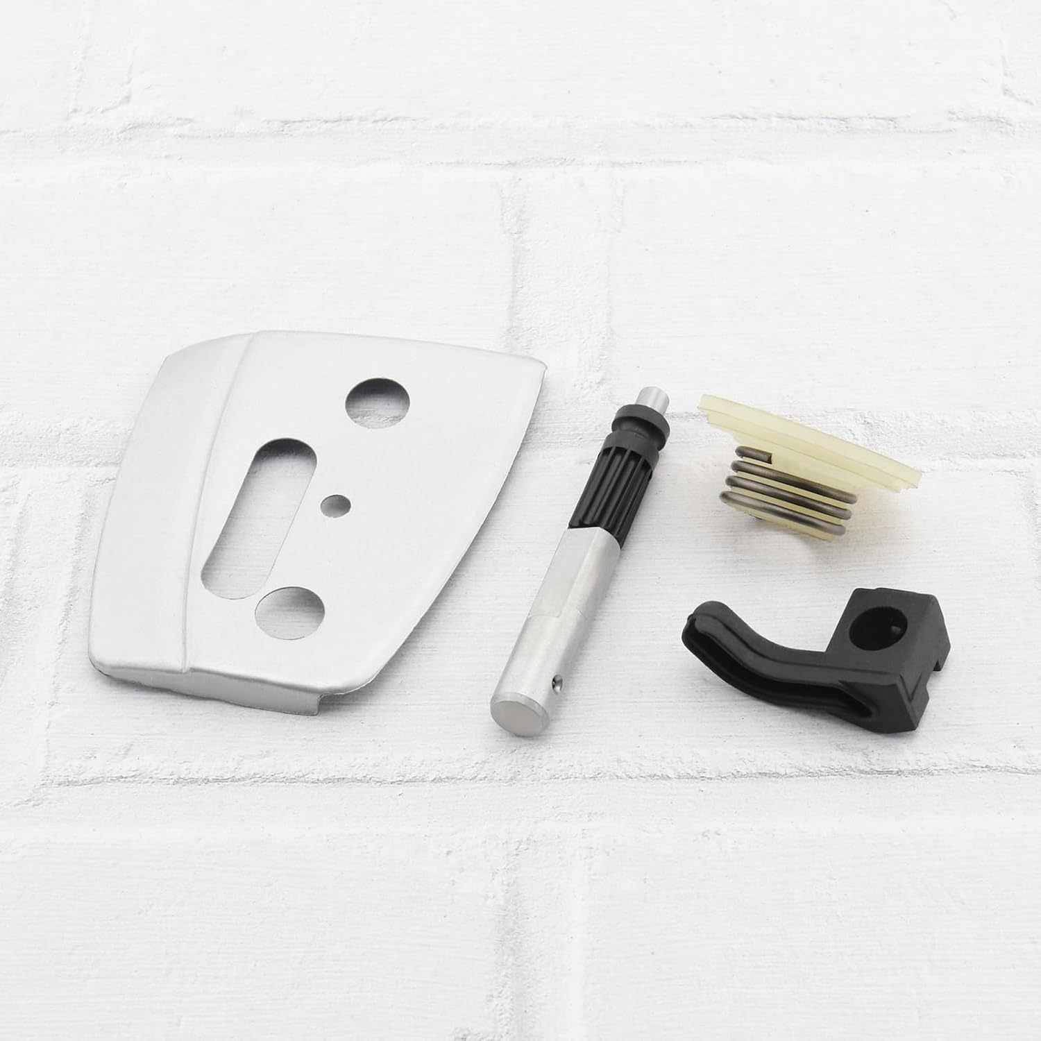 LT Easiyl 4Pcs Oil Pump Oil Filler Worm Gear Plate Kit Compatible with Husqvarna 340/350/ 345/346 Xp, 353 Chainsaw Accessories 503931801 503854801 503932101 image number 4