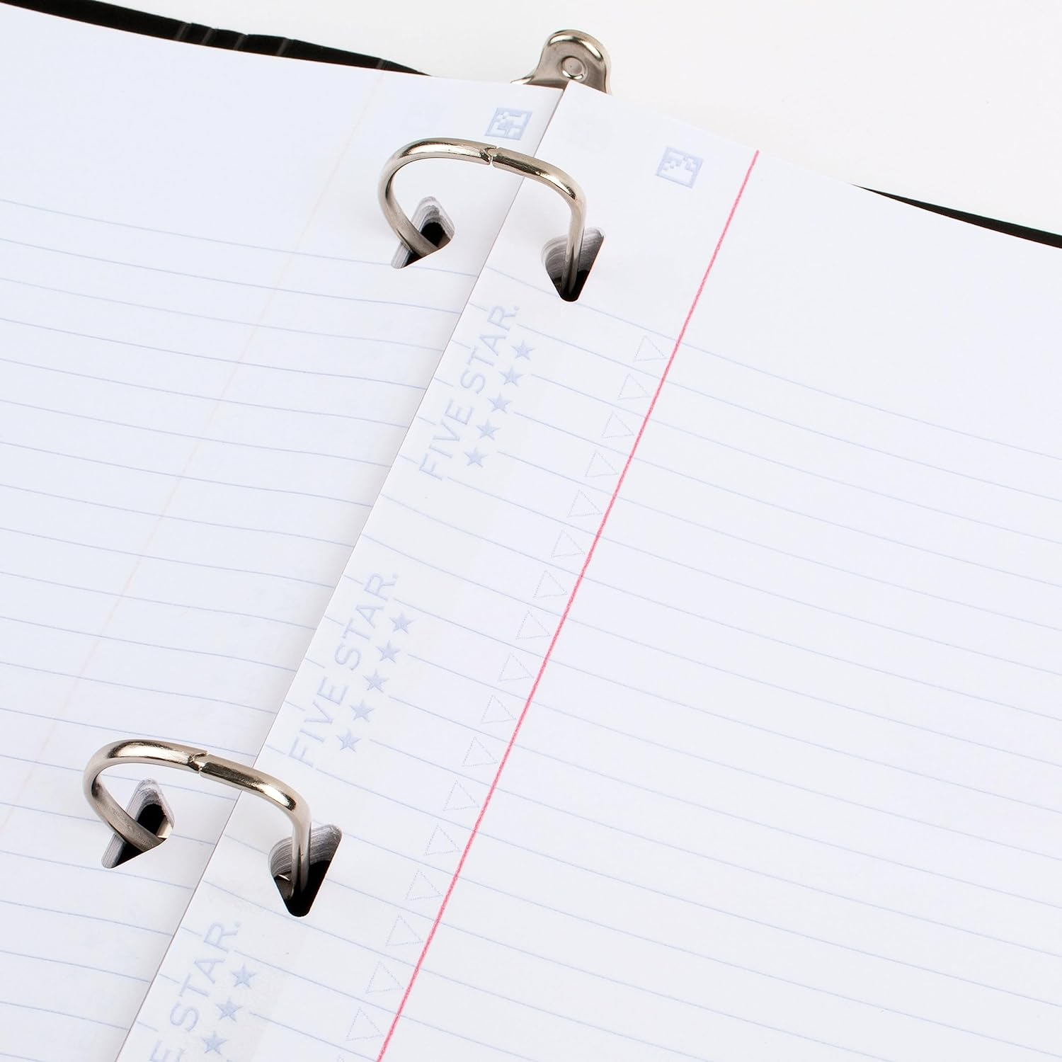 Five Star Loose Leaf Paper + Study App, 4 Pack, Notebook Paper, College Ruled Filler Paper, Reinforced, 8.5 X 11, 80 Sheets per Pack (170024-Ecm),White image number 6