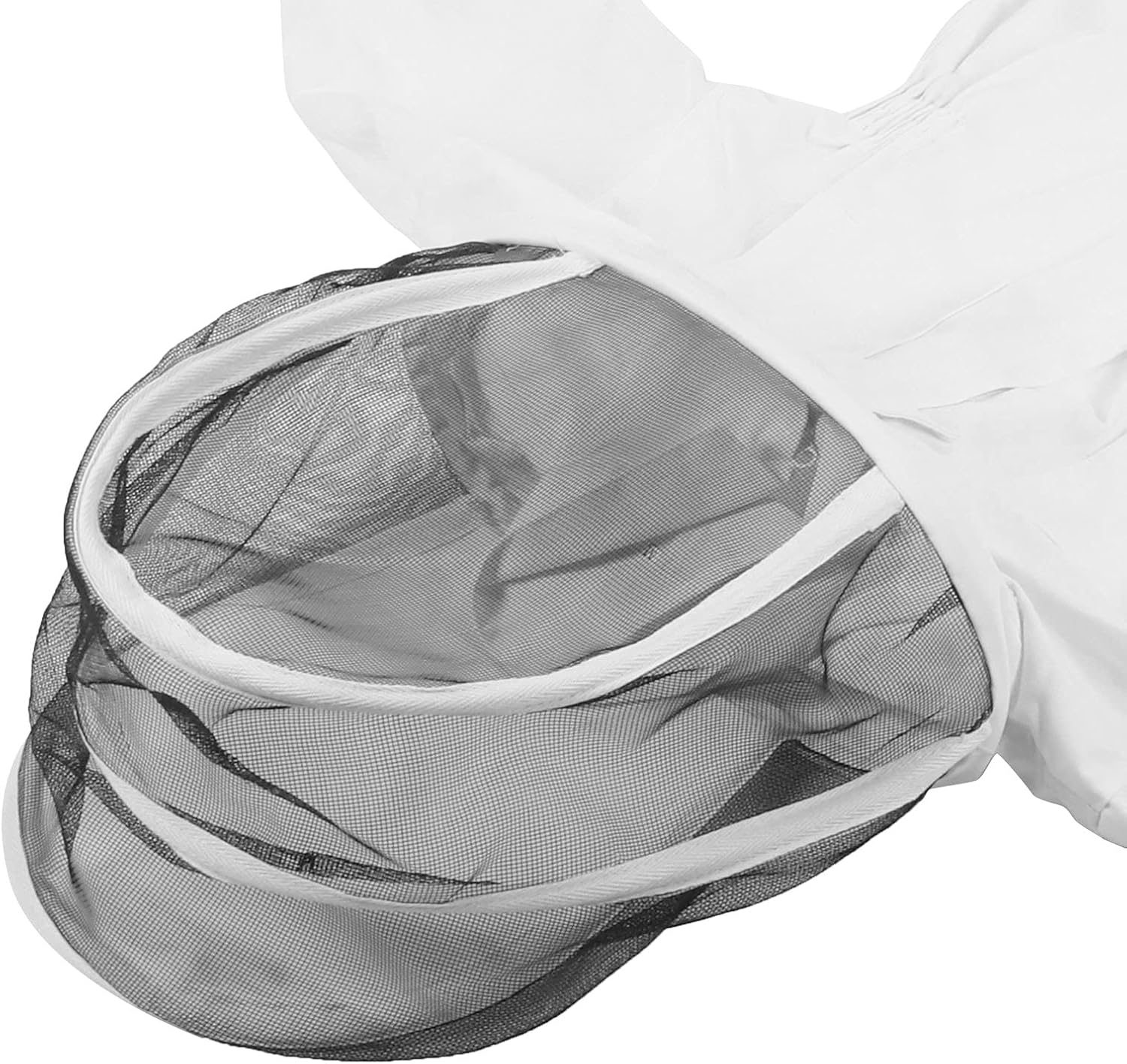 Beekeeper, Breathable and Ultra‑Thin Children Bee Suit Foldable with Zipper Design for Being Bitten(White, M)