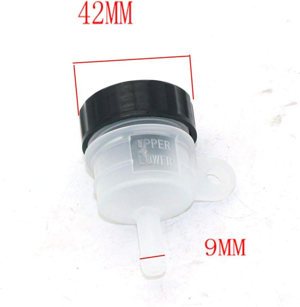 Namvo 6 Piece Motorcycle Parts Universal Brake Container Front Fluid Bottles Oil Cup Motorcycle Master Brake Cylinder Straight Head image number 1