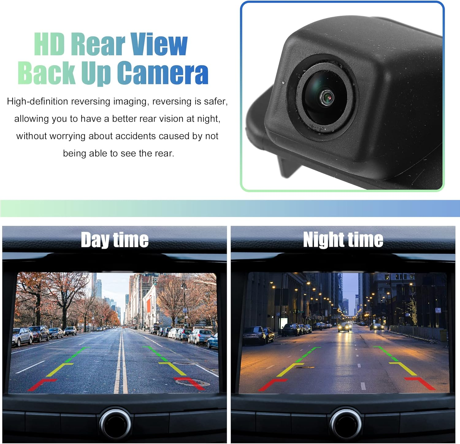 X AUTOHAUX 1 Set Rear View Back up Camera Rear Park Assist Reverse Camera for BMW 3Er F30 5Er F10 F11 F25 for BMW 320Li/530I/328I/535Li/520Li Plastic image number 2