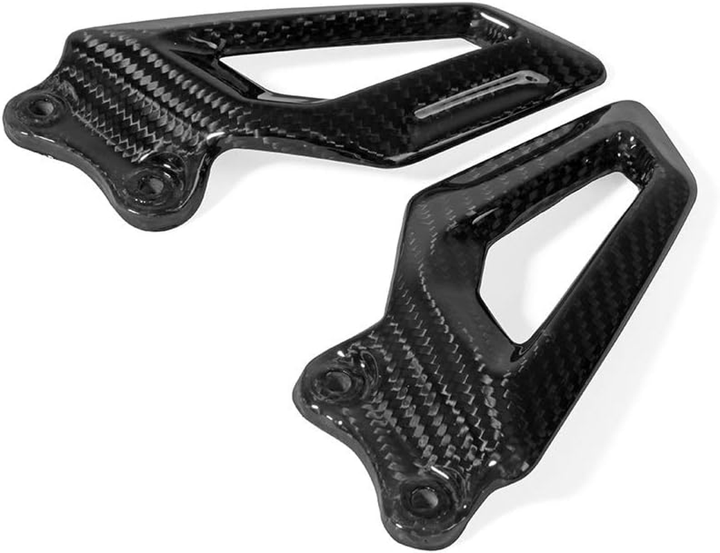 Foot Peg Foot Rest Motorcycle Parts 100% C&Arbon Fiber System Heel Guard Footrest Foot Peg Plates for B&MW S1000RR S1000 RR 2020 Footboard image number 3