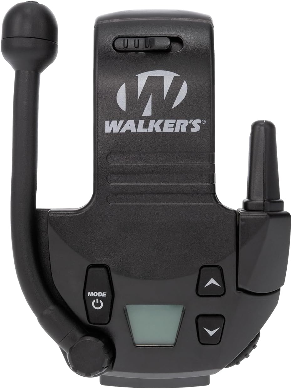 WALKER'S Razor Walkie Talkie Attachment - 22 Channels 3 Miles Range Distance Voice-Activated Handsfree Communication Device for Razor Shooting Muffs, 3 AAA Batteries Included