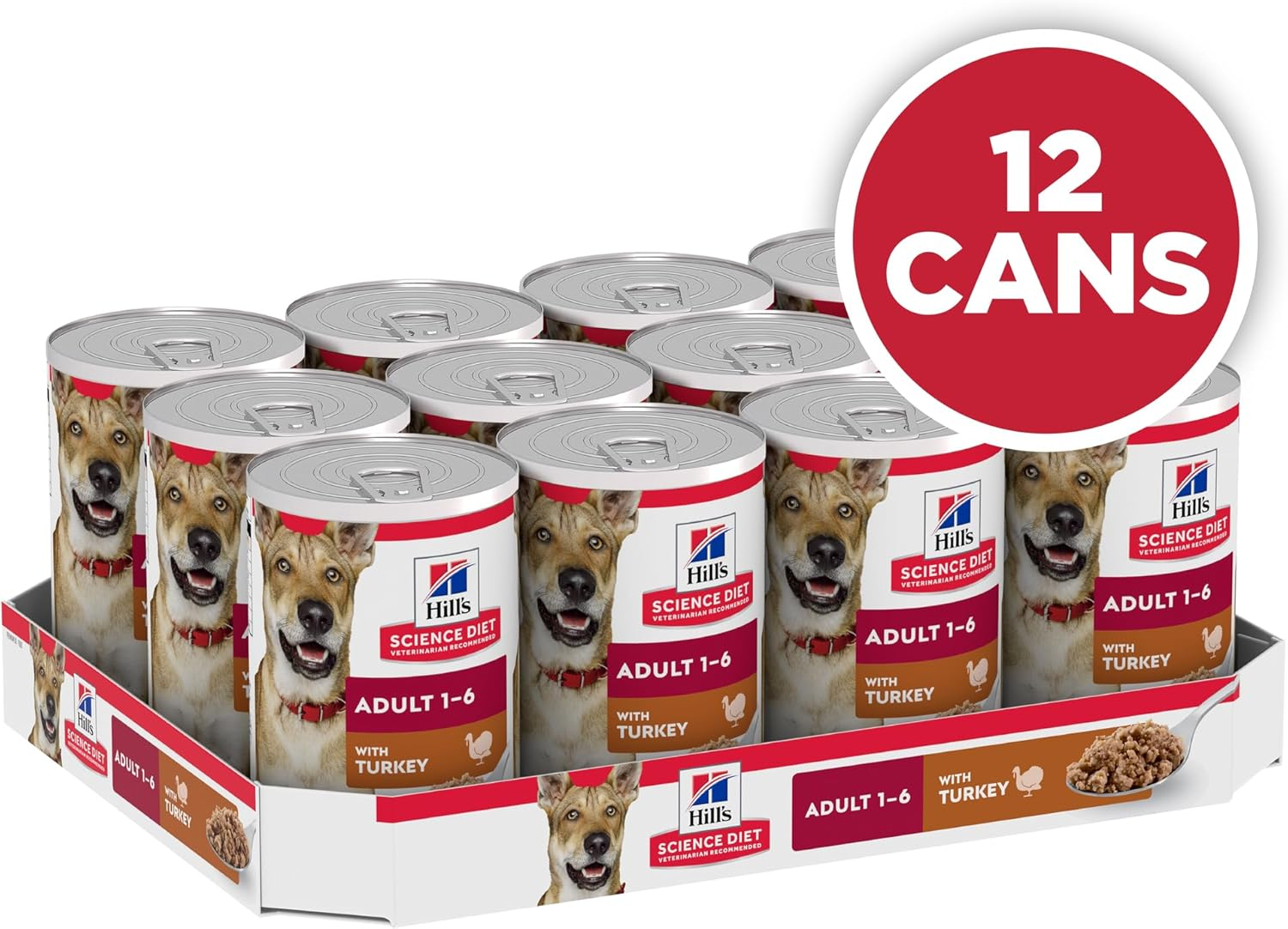 Hill'S Science Diet Adult Sensitive Stomach & Skin with Chicken & Vegetables Canned Dog Food 12X370G image number 3
