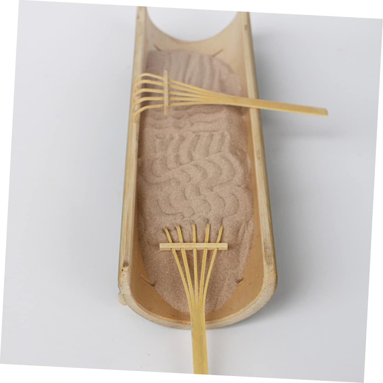 Yardwe 12Pcs Miniature Garden Rake Sand Garden Tools Zen Sand Tray Accessories DIY Mini Rake for Landscape Decor image number 1