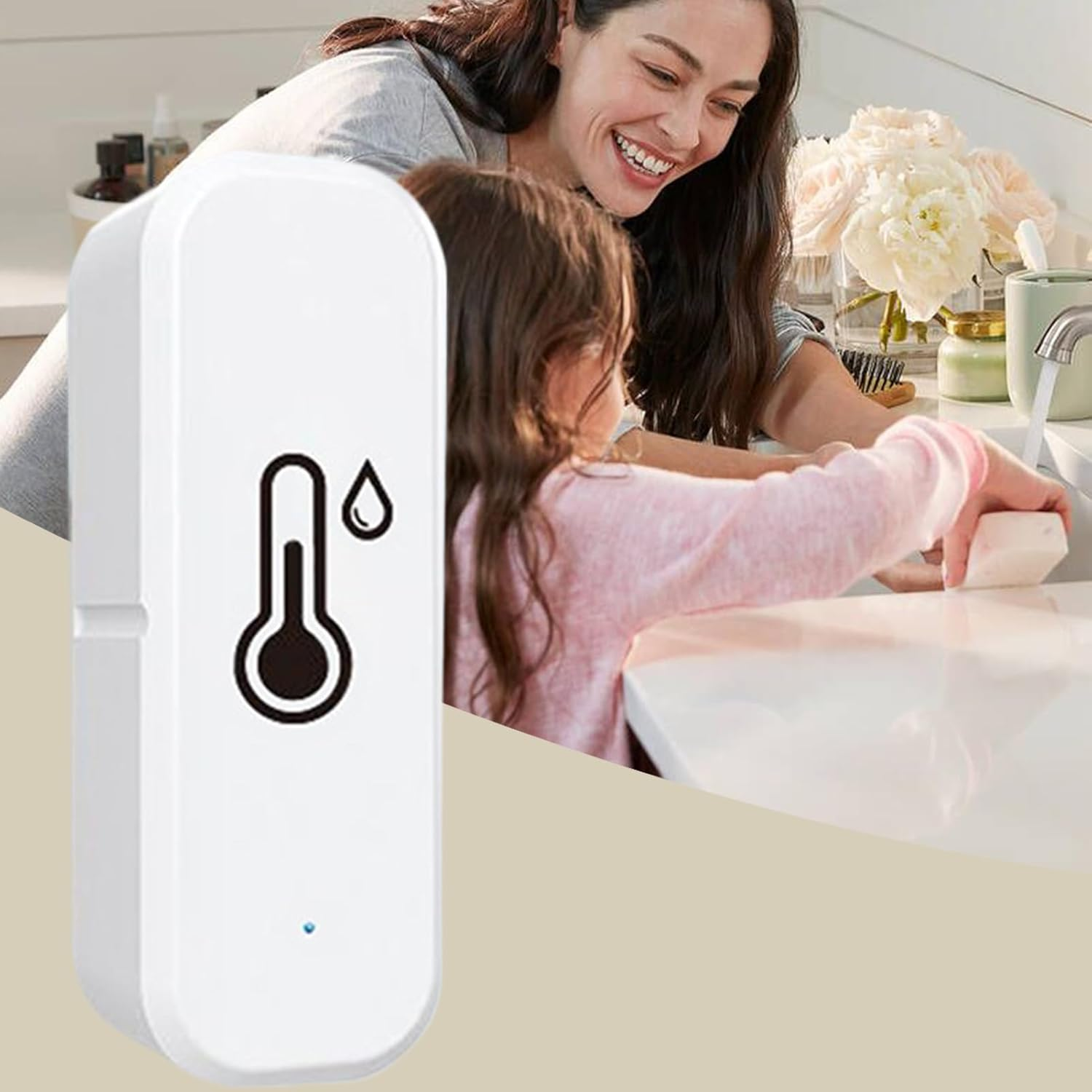 Remote Temperature Monitor Wifi Wireless Smart Humidity Sensor,App Notification Alert, Household Accessories, Control, Data Storage Export for Home, Pet image number 1