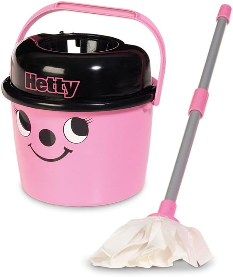 Casdon Little Helper Hetty Kids Mop and Bucket, Hetty/Grey/Black (657) image number 5