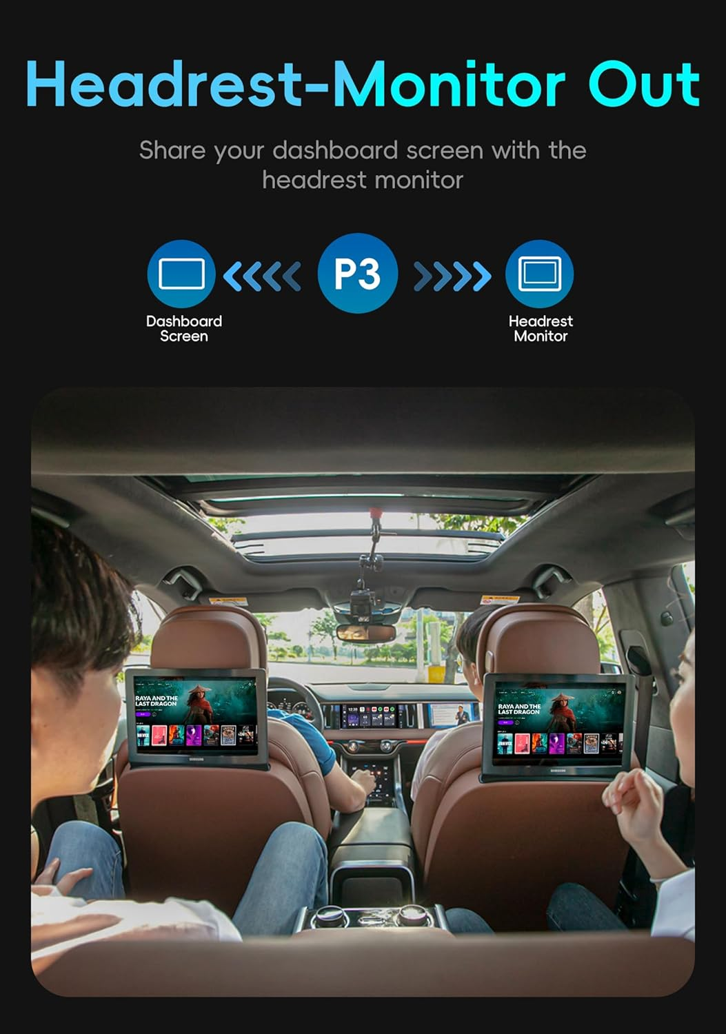 OTTOCAST P3 2025 Carplay AI Box Wireless Carplay Android Auto Video Adapter,Support HDMI Output image number 1