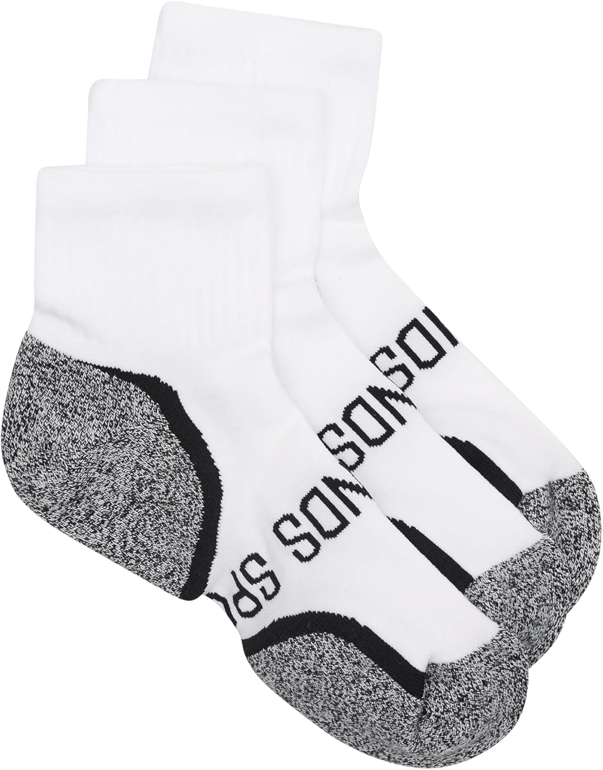 Bonds Mens Ultimate Comfort Quarter Crew Socks