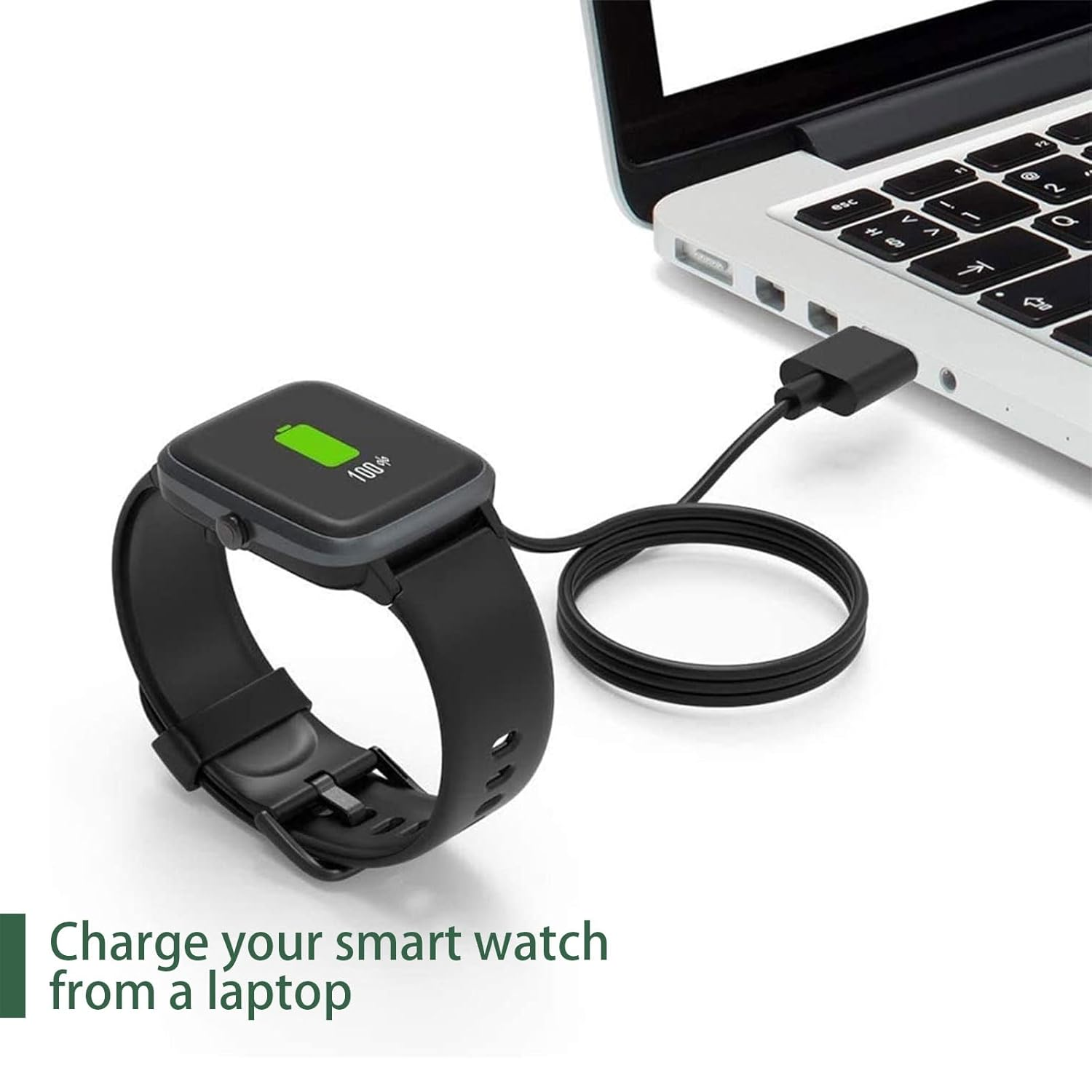 Magnetic Smartwatch Charger Cable - Compatible with Id205L/Uwatch 3S/SW025 - USB Fast Charging Cord for Multiple Devices image number 5