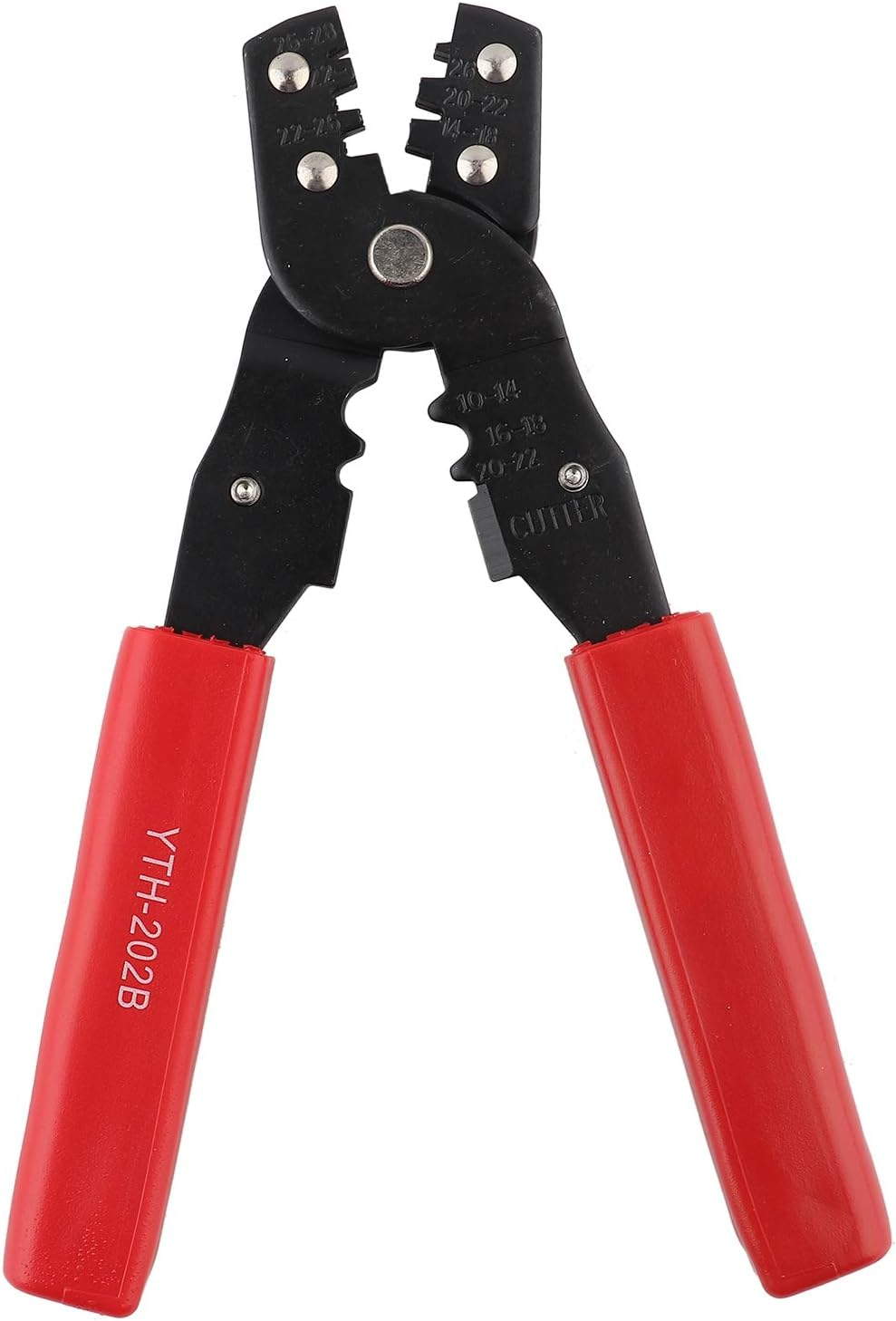 Cable Crimper, YTH-202B Multitul Wire Portable Terminal Crimping Tool with Ergonomic Handle for Various Cables image number 1