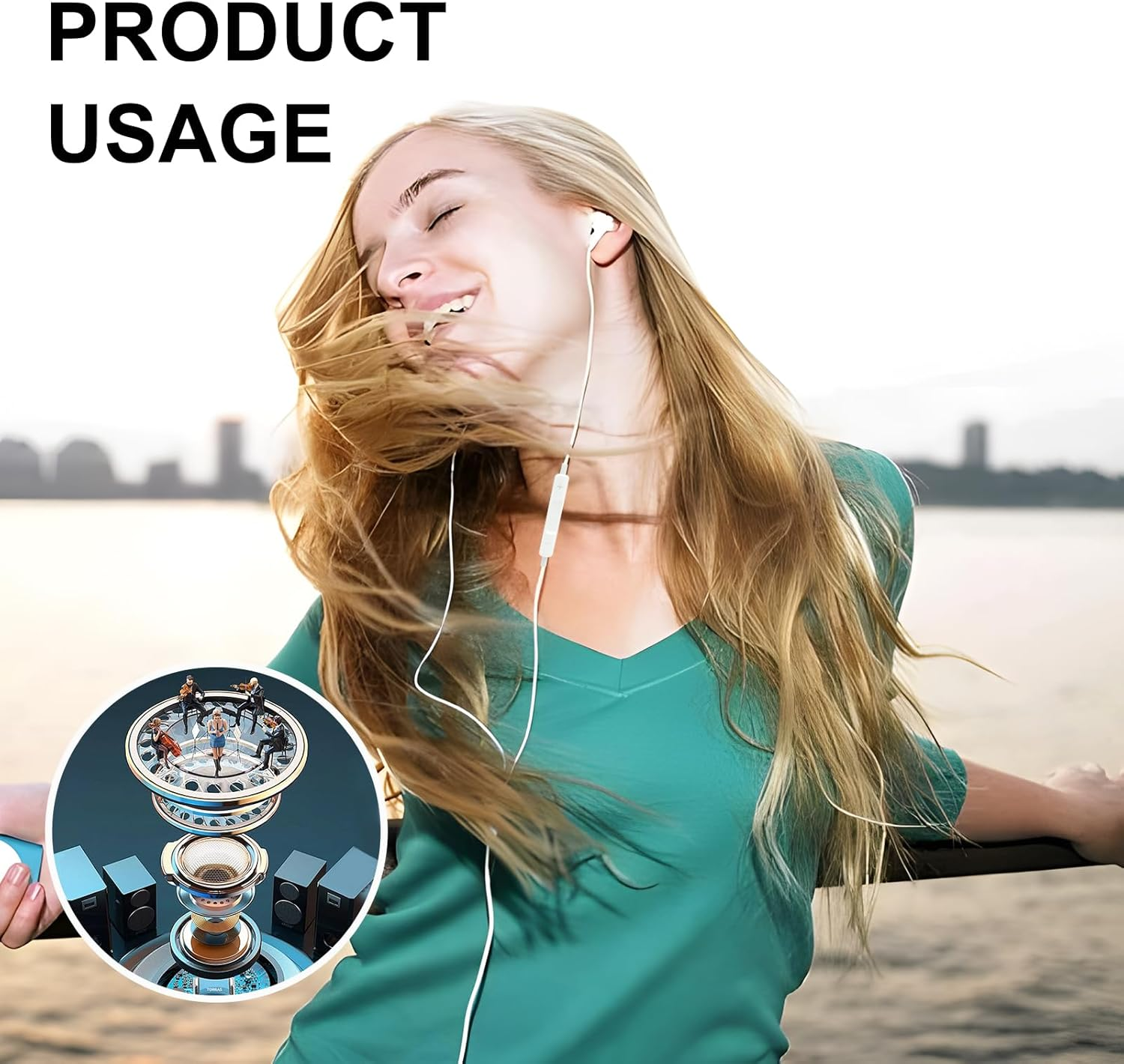 3 Pack Cable Headphones for Iphone, In-Ear Cable Headphones for Apple with Microphone & Volume Control, Noise Isolation, Compatible with Iphone 14/13/12/11/X/SE, All Ios image number 1