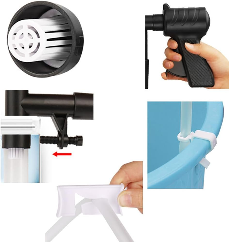 NUZAMAS Fish Tank Aquarium Gravel Cleaner Fish Tank Siphon Vacuum Cleaner Aquarium Water Changer Quick Water Changer Fish Tank Sand Vacuum Cleaner Kit image number 4