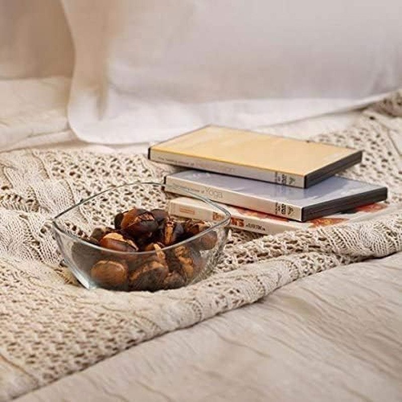 EISIA Set of 6 310 Ml Glass Serving Bowls, Dessert Bowls, Salad Bowls Made of Glass